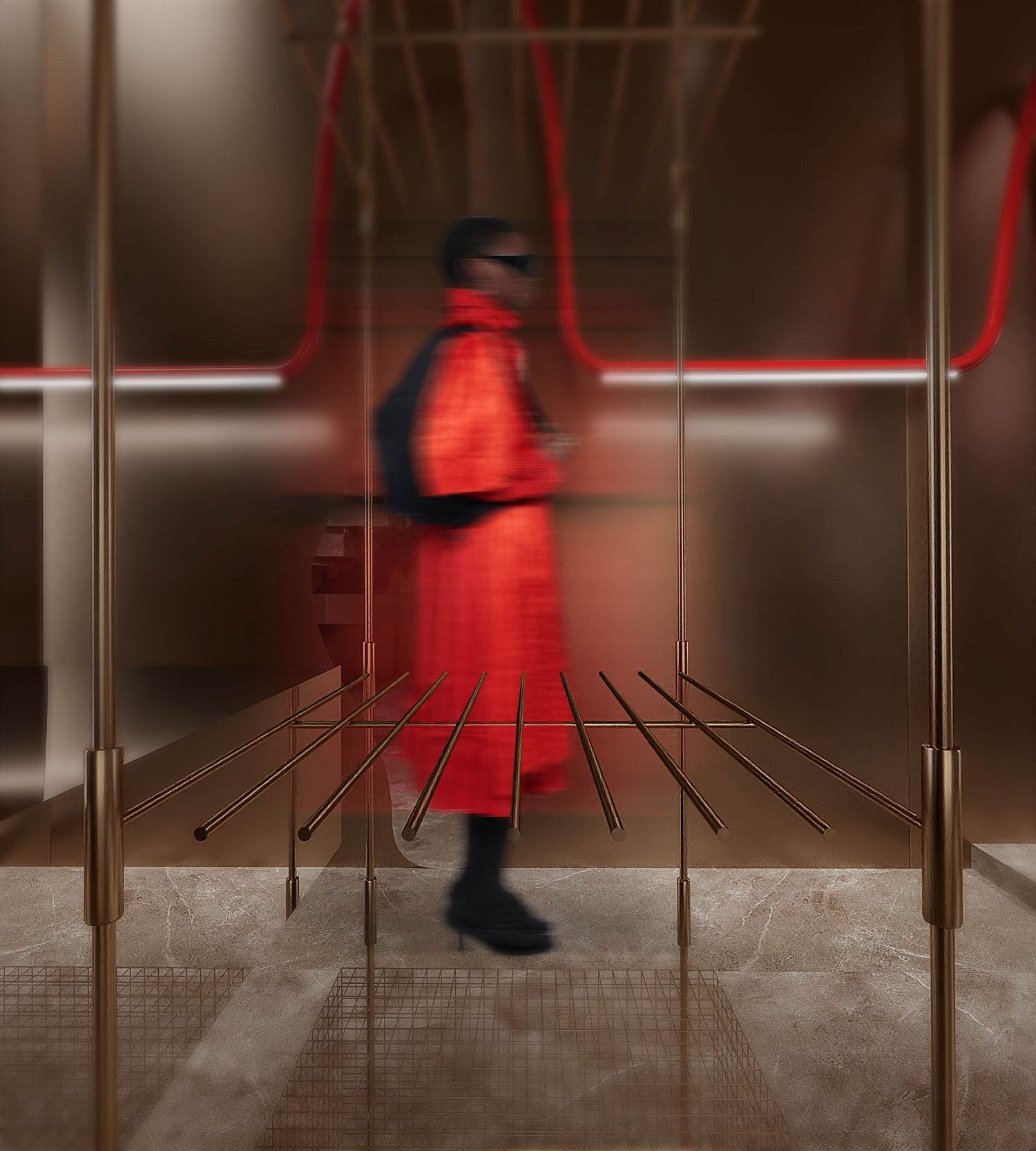 Clothing brand store，Balenciaga clothing brand flagship store，