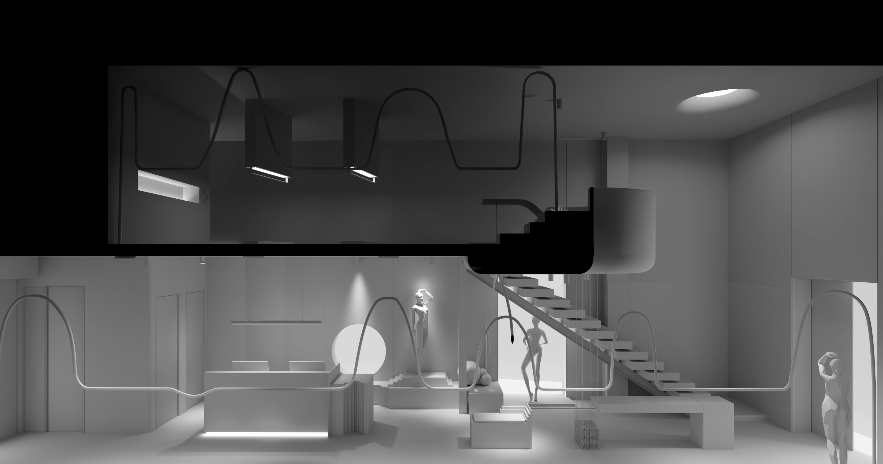 Clothing brand store，Balenciaga clothing brand flagship store，