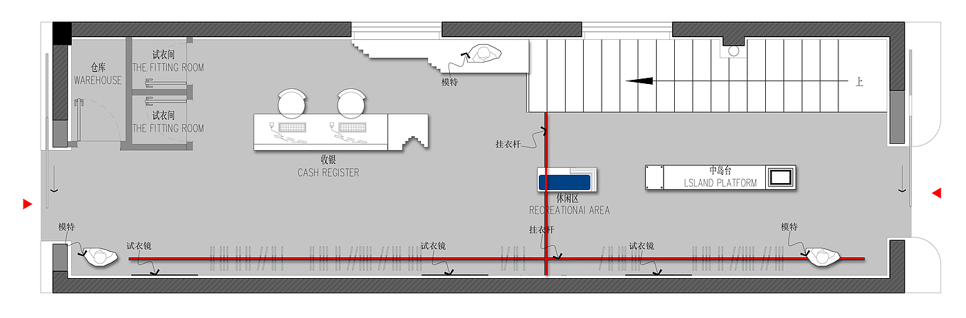 Clothing brand store，Balenciaga clothing brand flagship store，