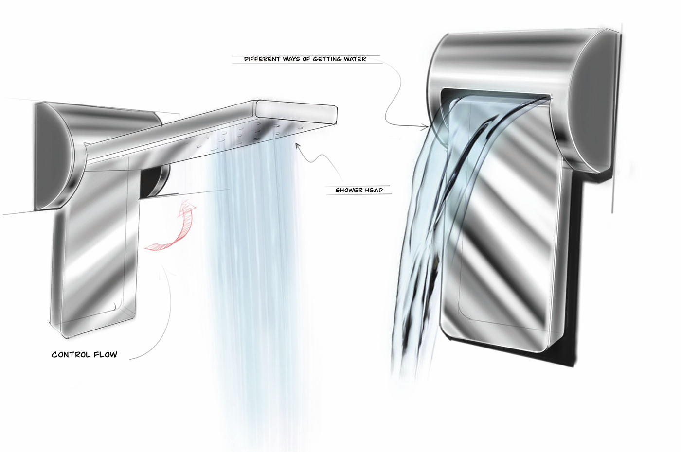 industrial design，product design，Faucet design，Creative design，