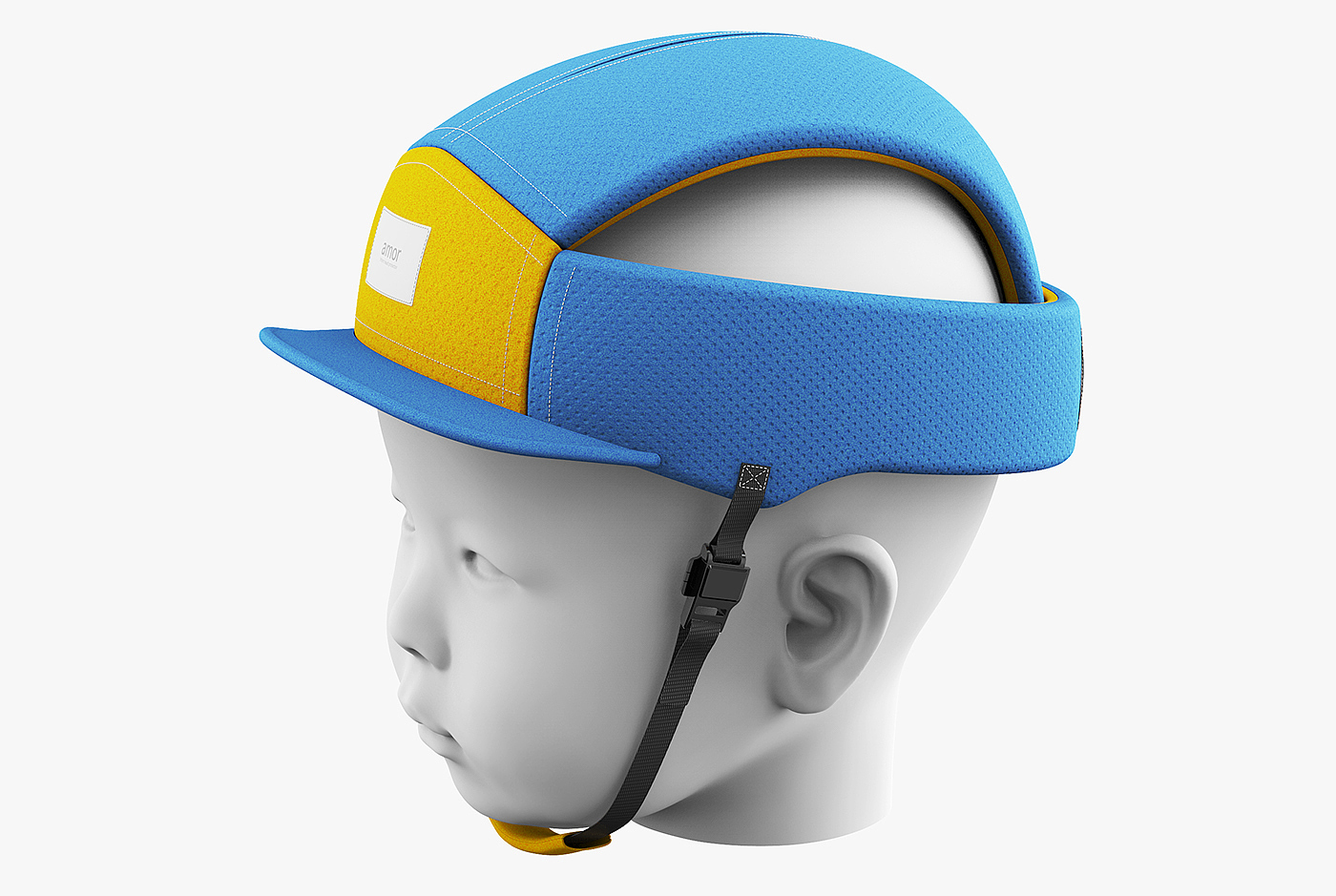baby，smart cover，Helmet，Magnetic buckle，improve air circulation，
