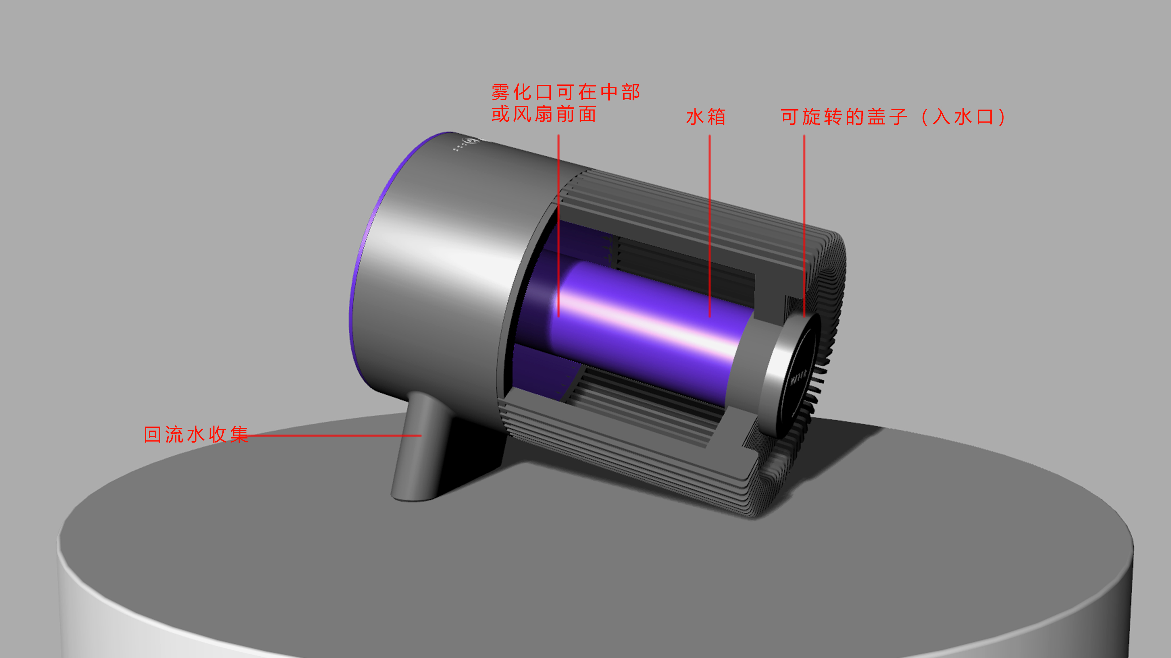 Cooling desktop fan，