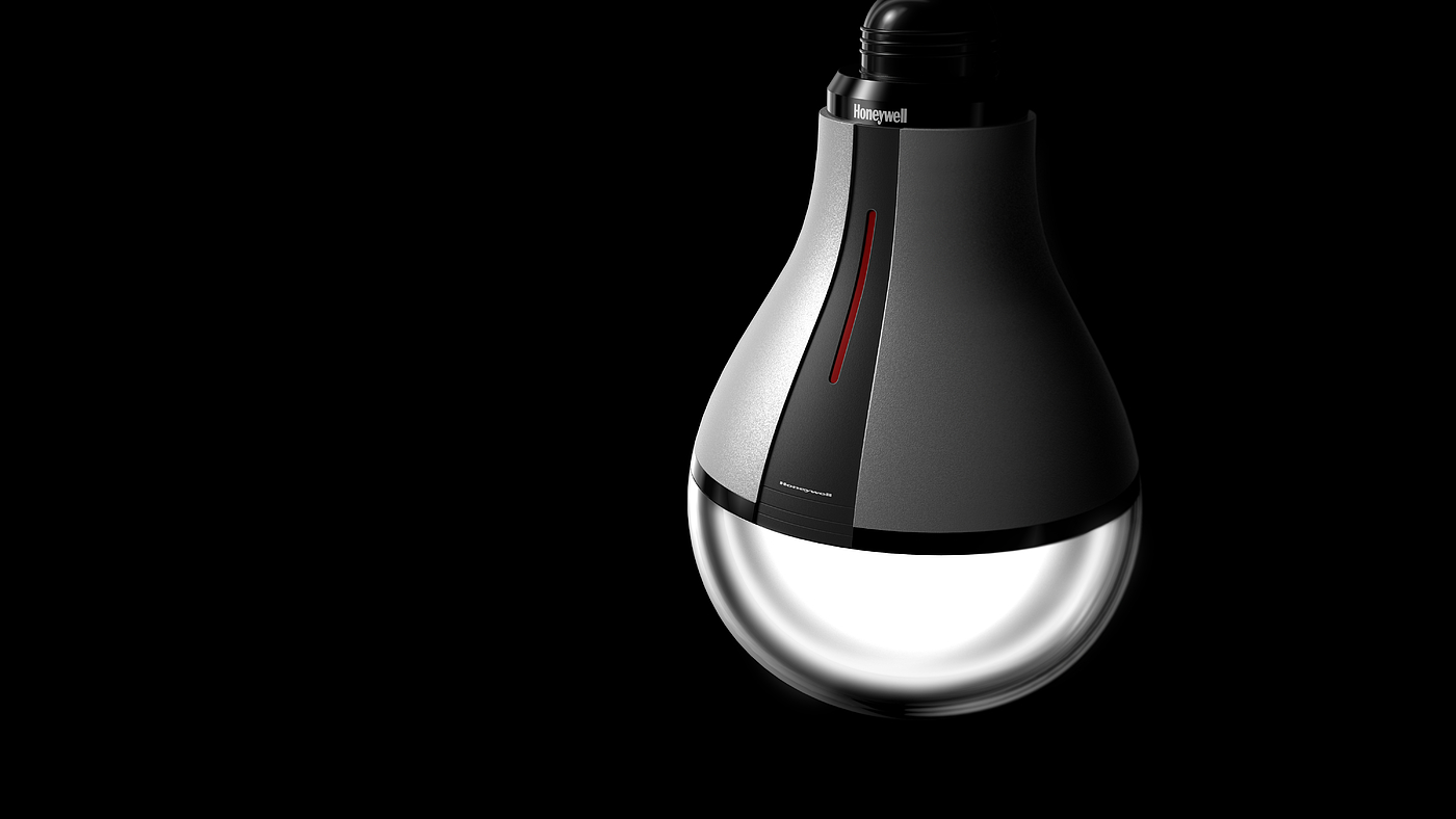 LED bulb, smart home, product design，