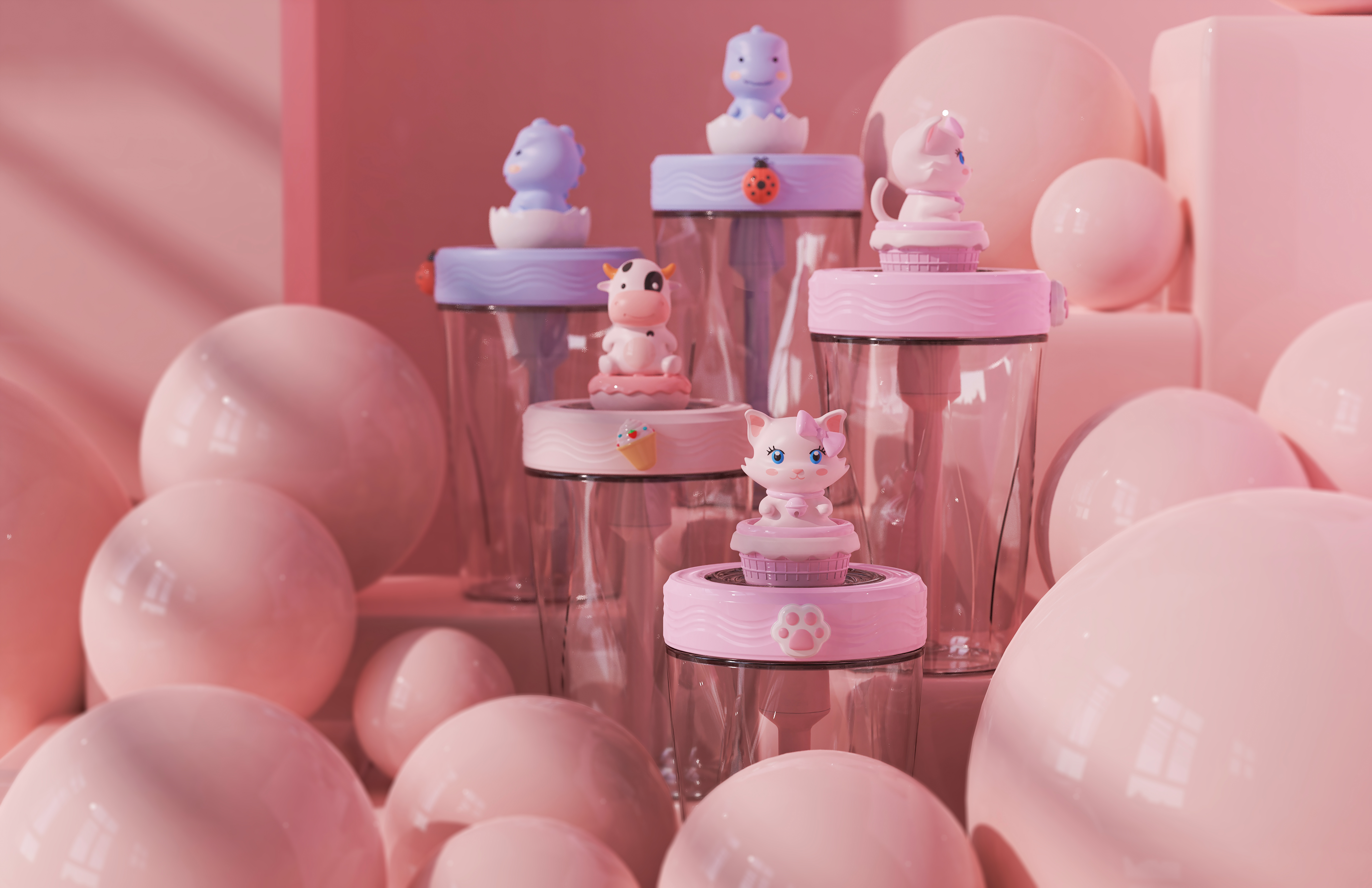 Cute cool water cup，