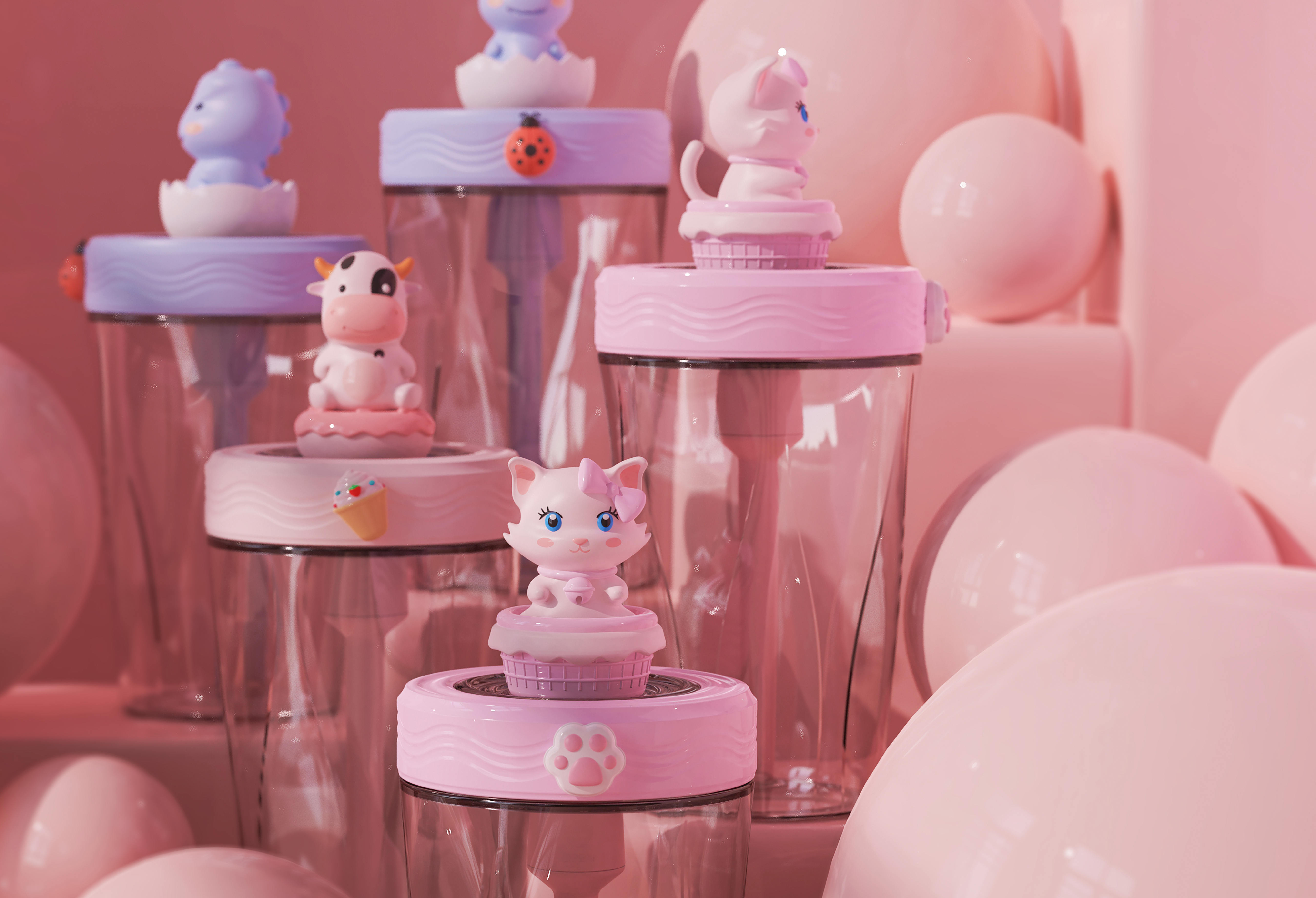 Cute cool water cup，