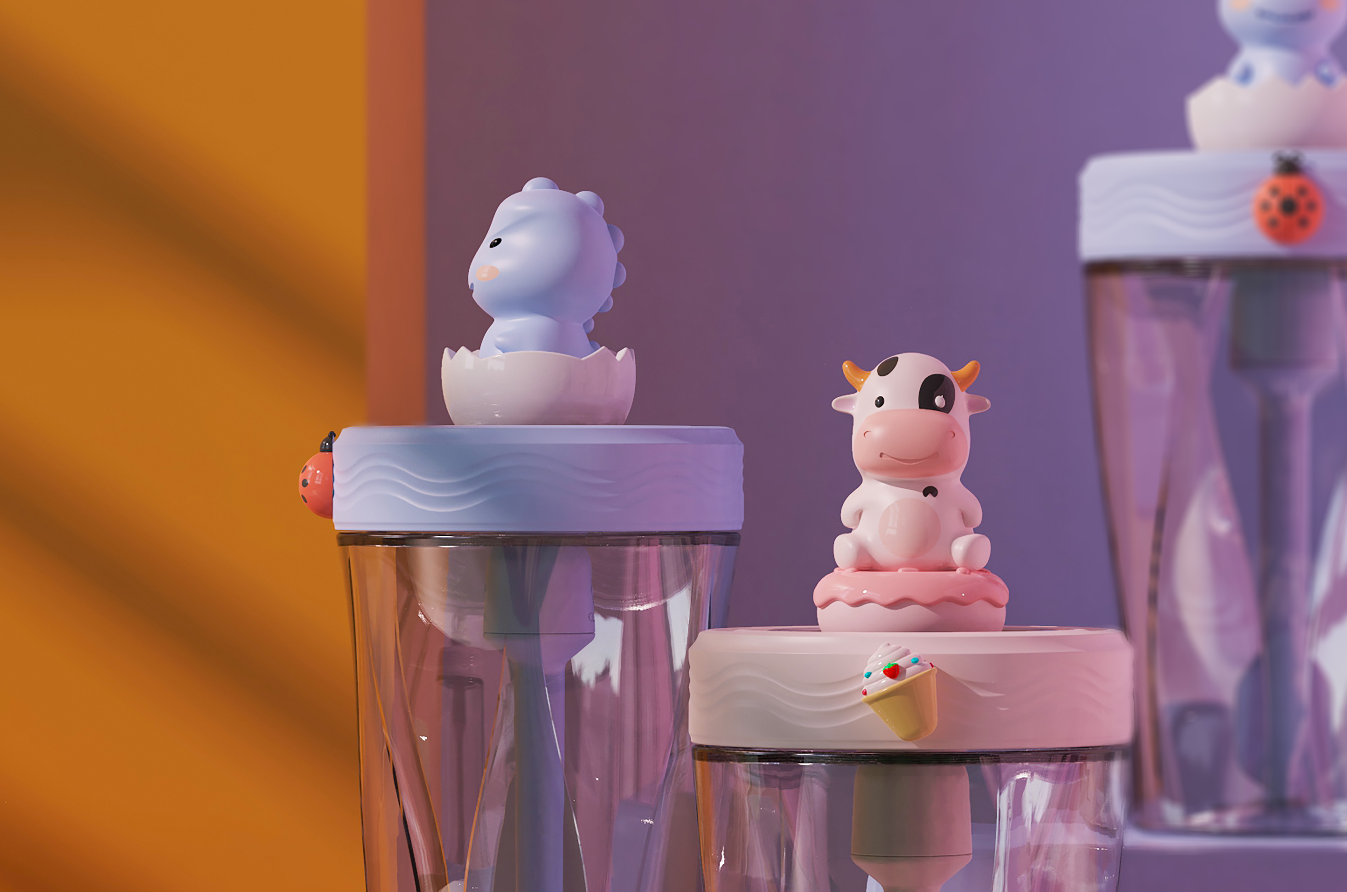 Cute cool water cup，