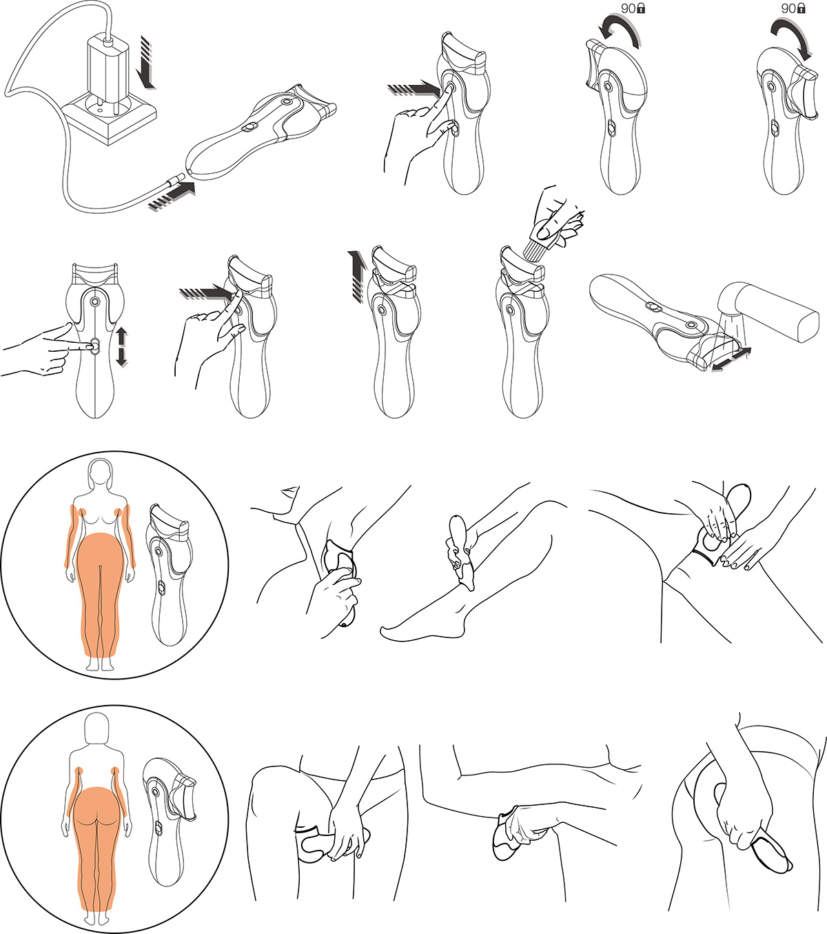 Depilatory instrument，Portable，security，