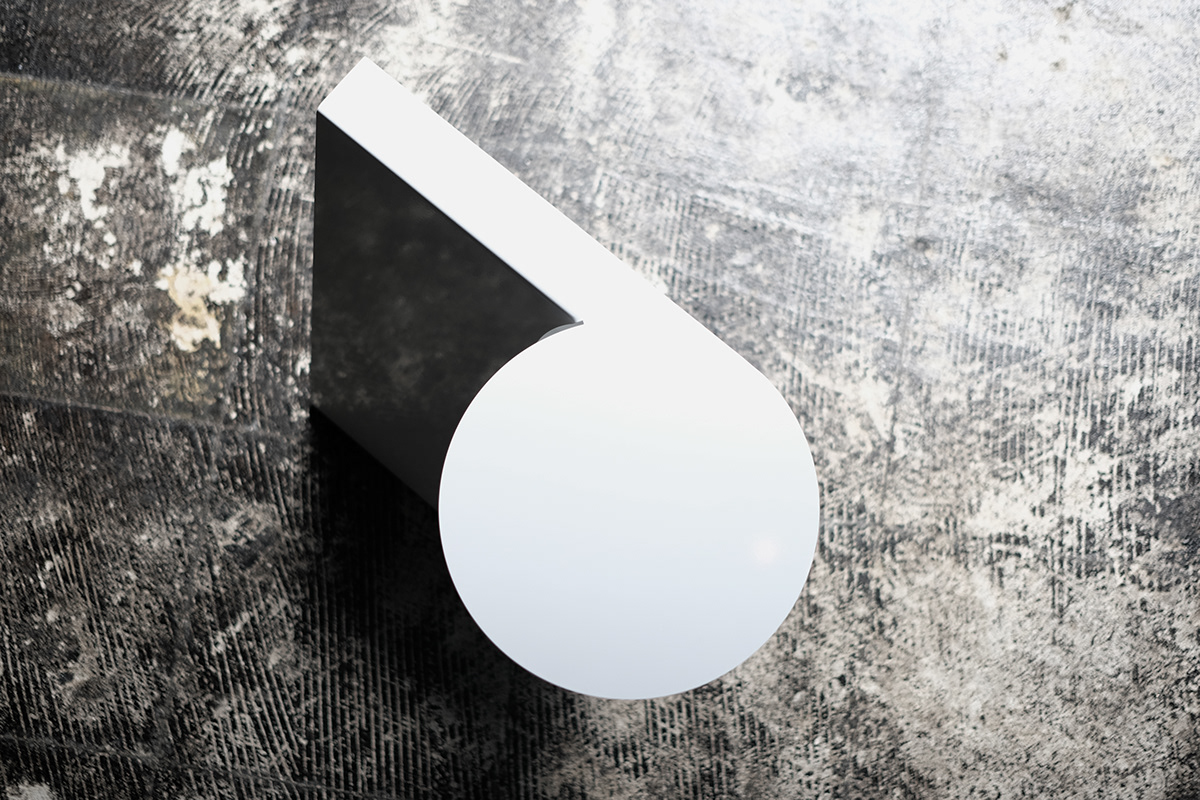 Side table，steel，Minimalist，Magazine rack，