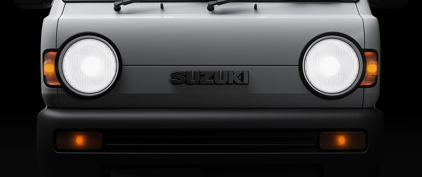 truck，truck，Suzuki，Japan，Suzuki，Japan，white，white，