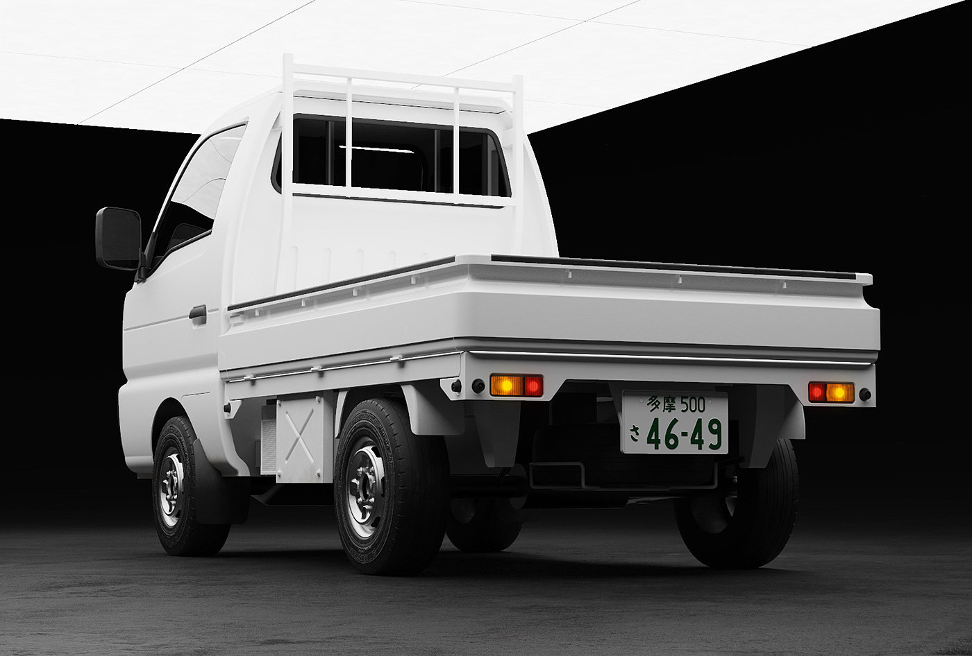 truck，truck，Suzuki，Japan，Suzuki，Japan，white，white，