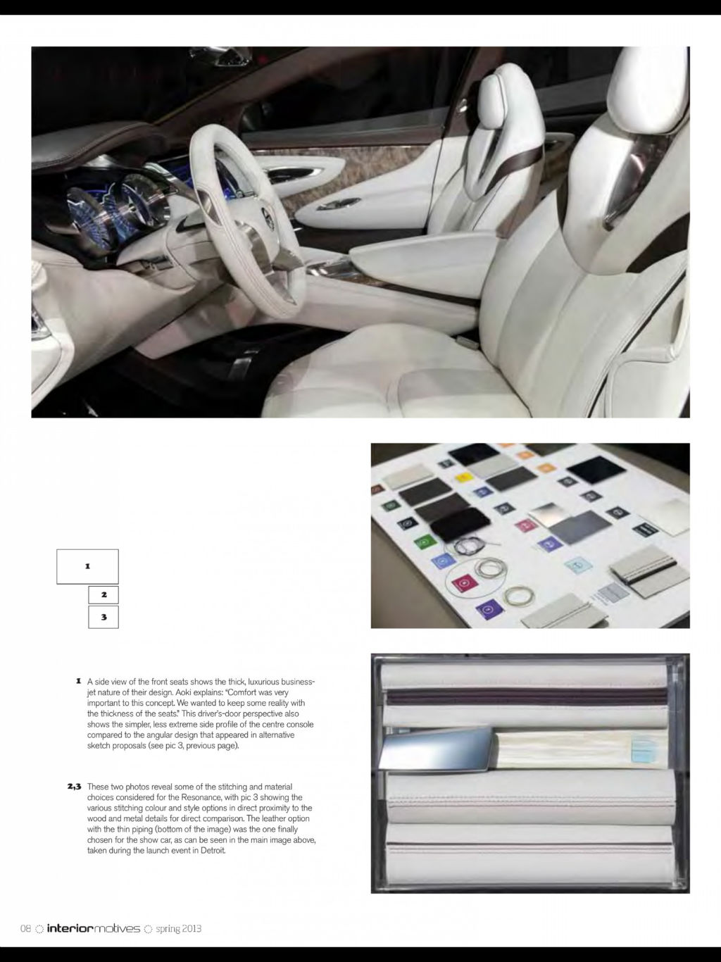 Automotive interior，magazine，two thousand and thirteen，