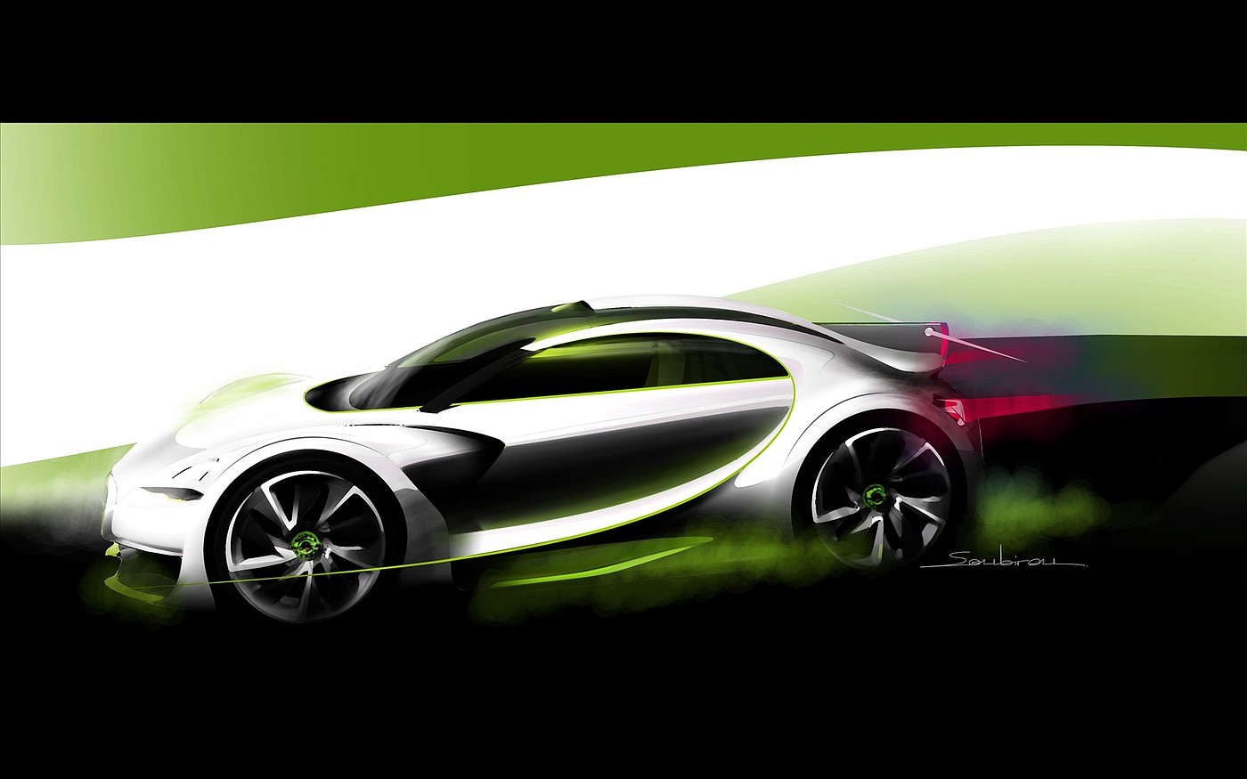 Sports car，Citroen，brand，conceptual design，Automobile design，