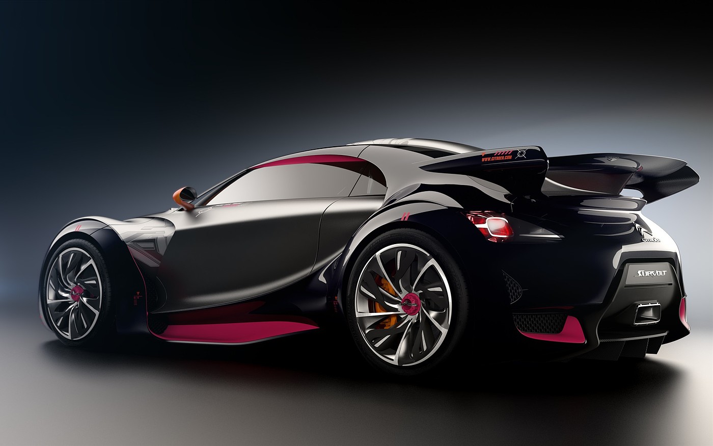 Sports car，Citroen，brand，conceptual design，Automobile design，