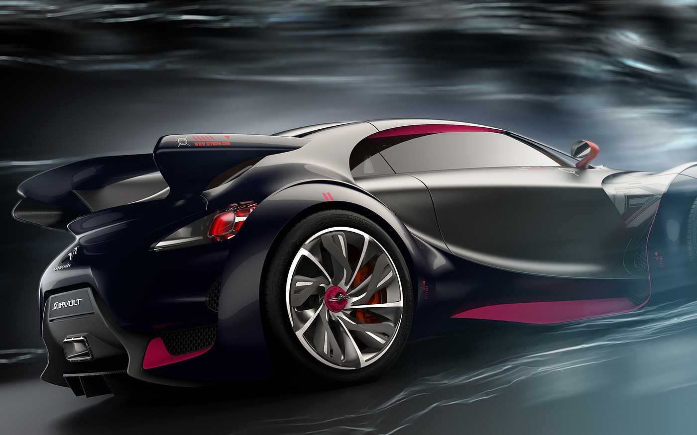 Sports car，Citroen，brand，conceptual design，Automobile design，