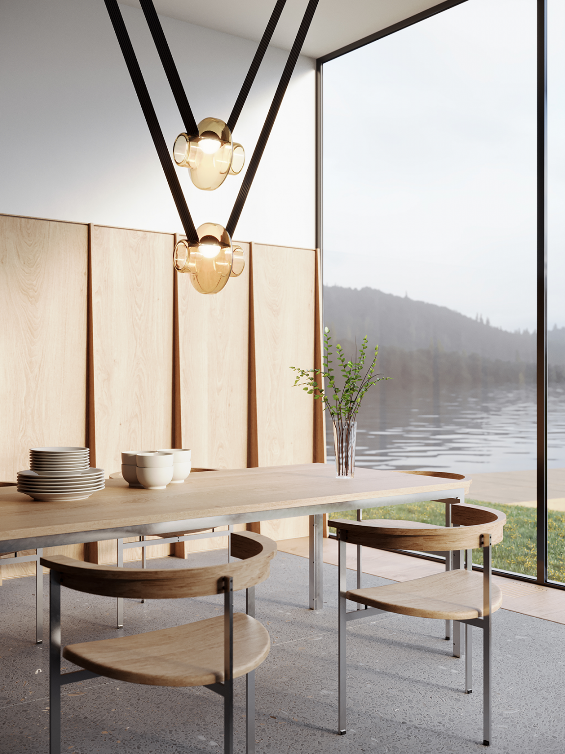 present situation，lighting，Variable contour，