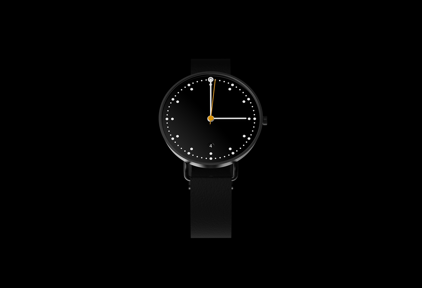 Black white yellow，Wrist watch，Minimalism，packing，Box，fashion，