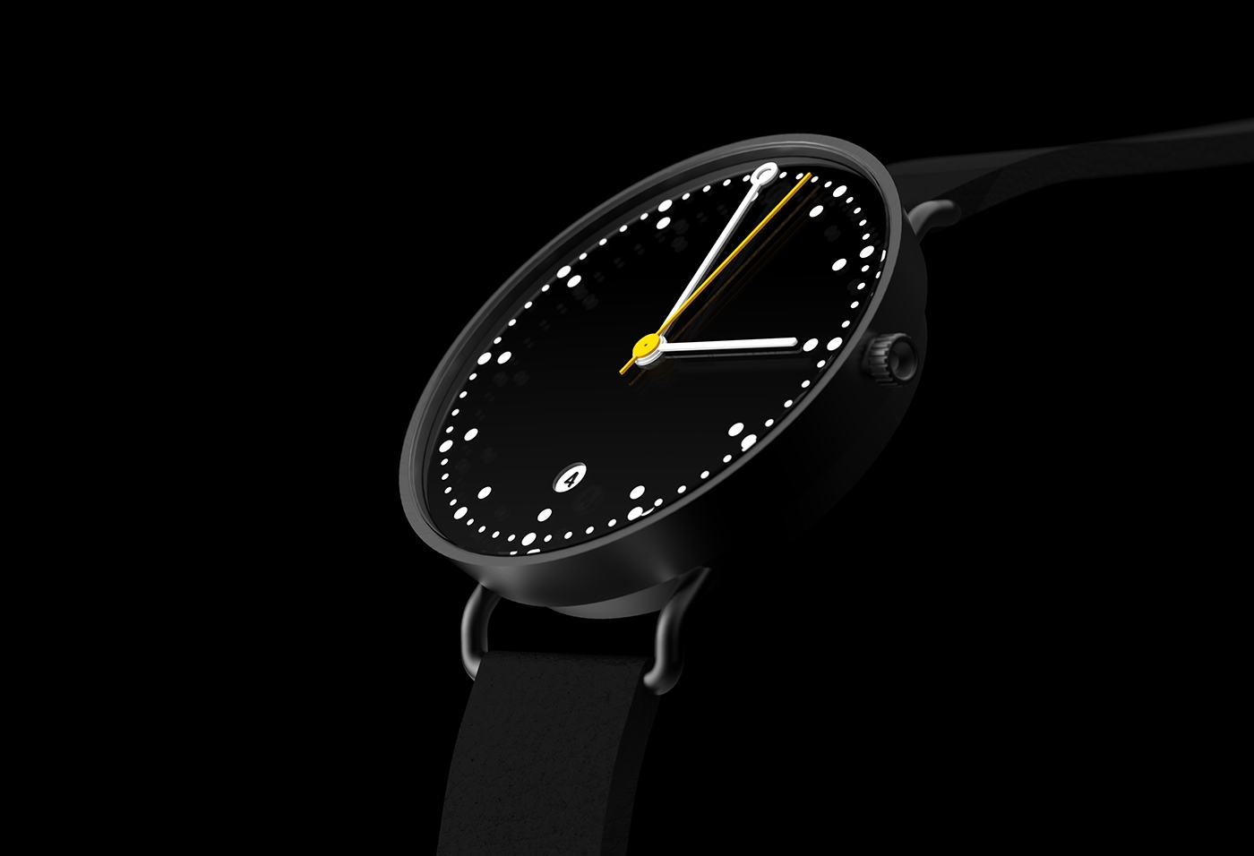 Black white yellow，Wrist watch，Minimalism，packing，Box，fashion，