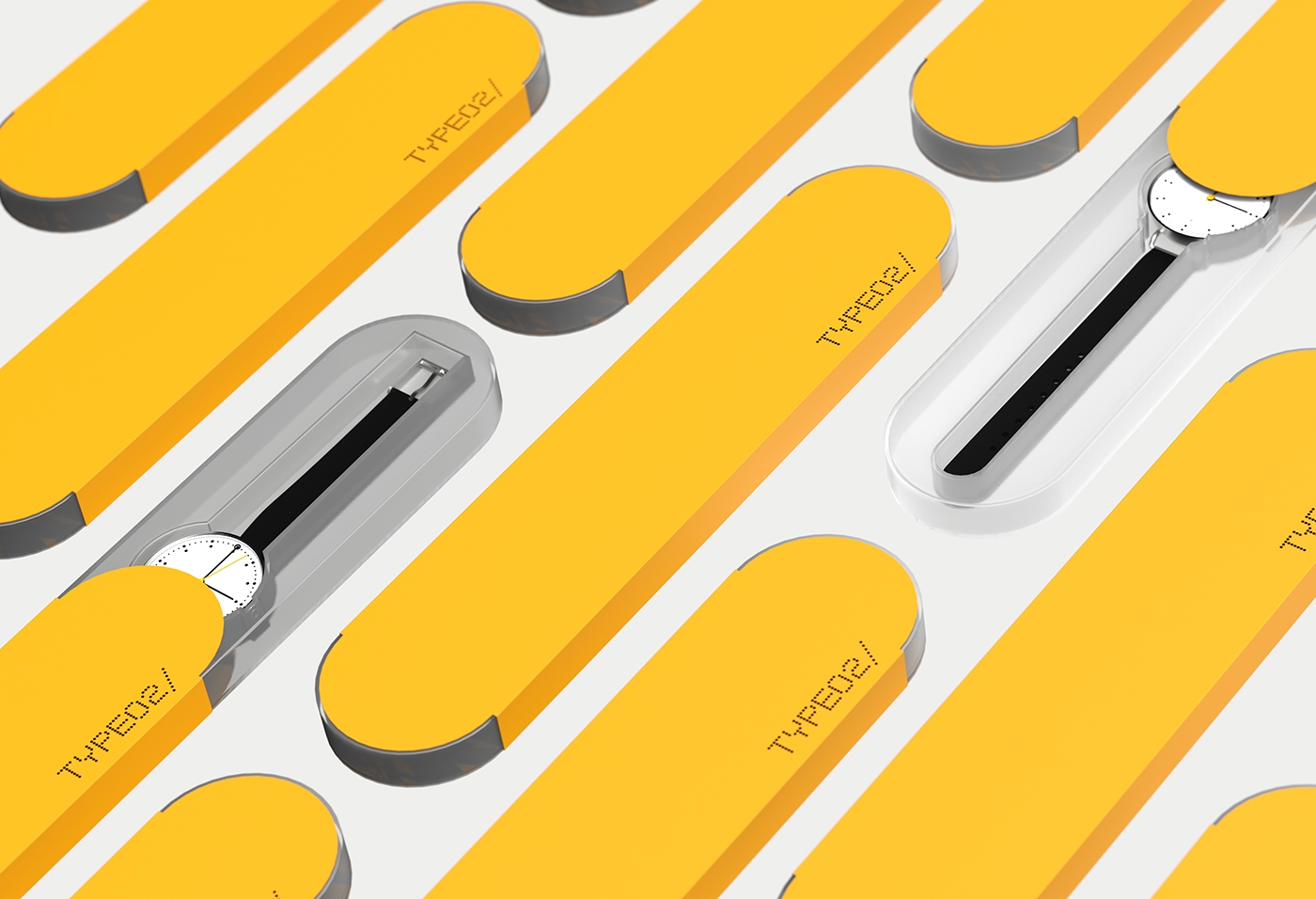 Black white yellow，Wrist watch，Minimalism，packing，Box，fashion，