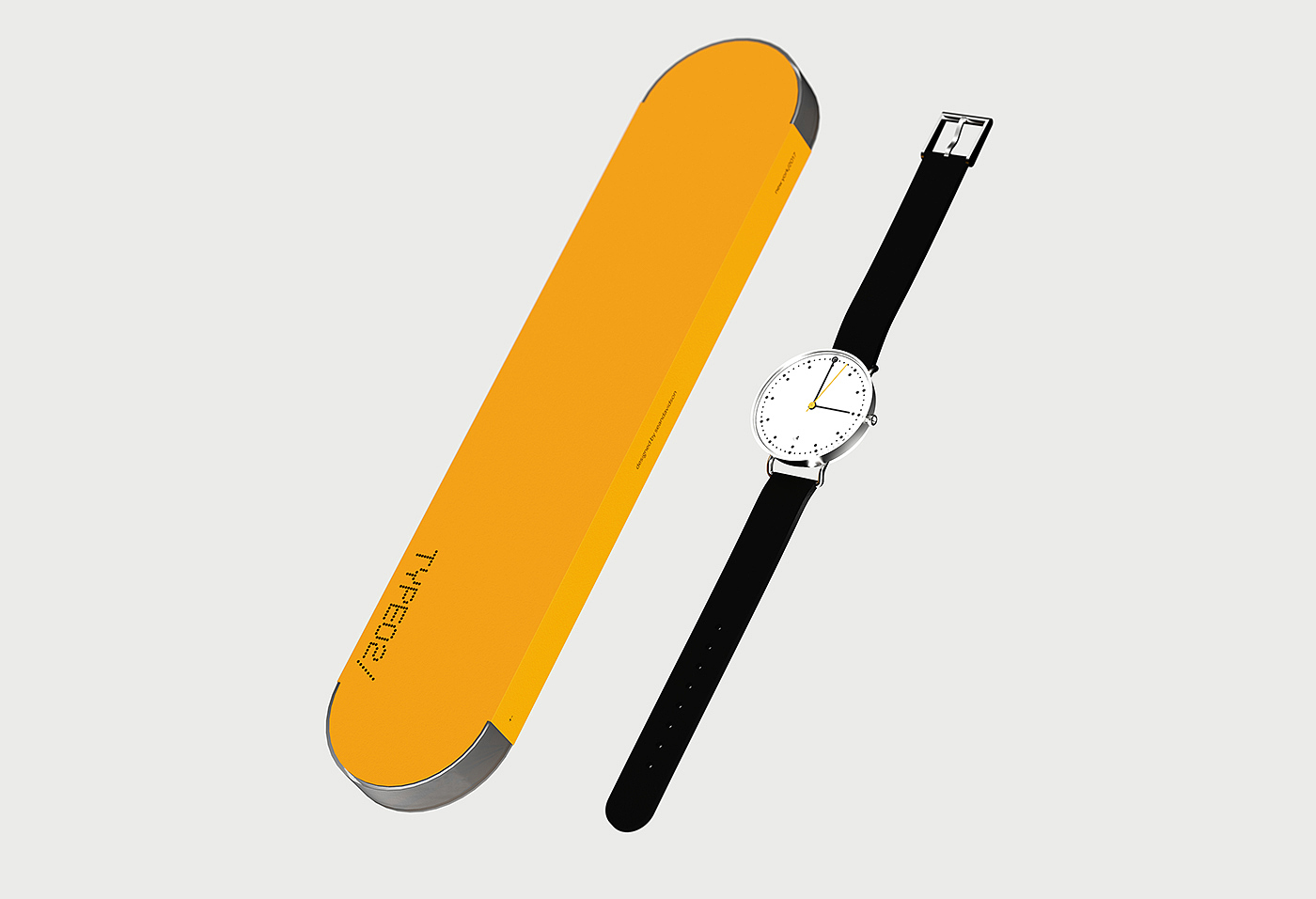 Black white yellow，Wrist watch，Minimalism，packing，Box，fashion，