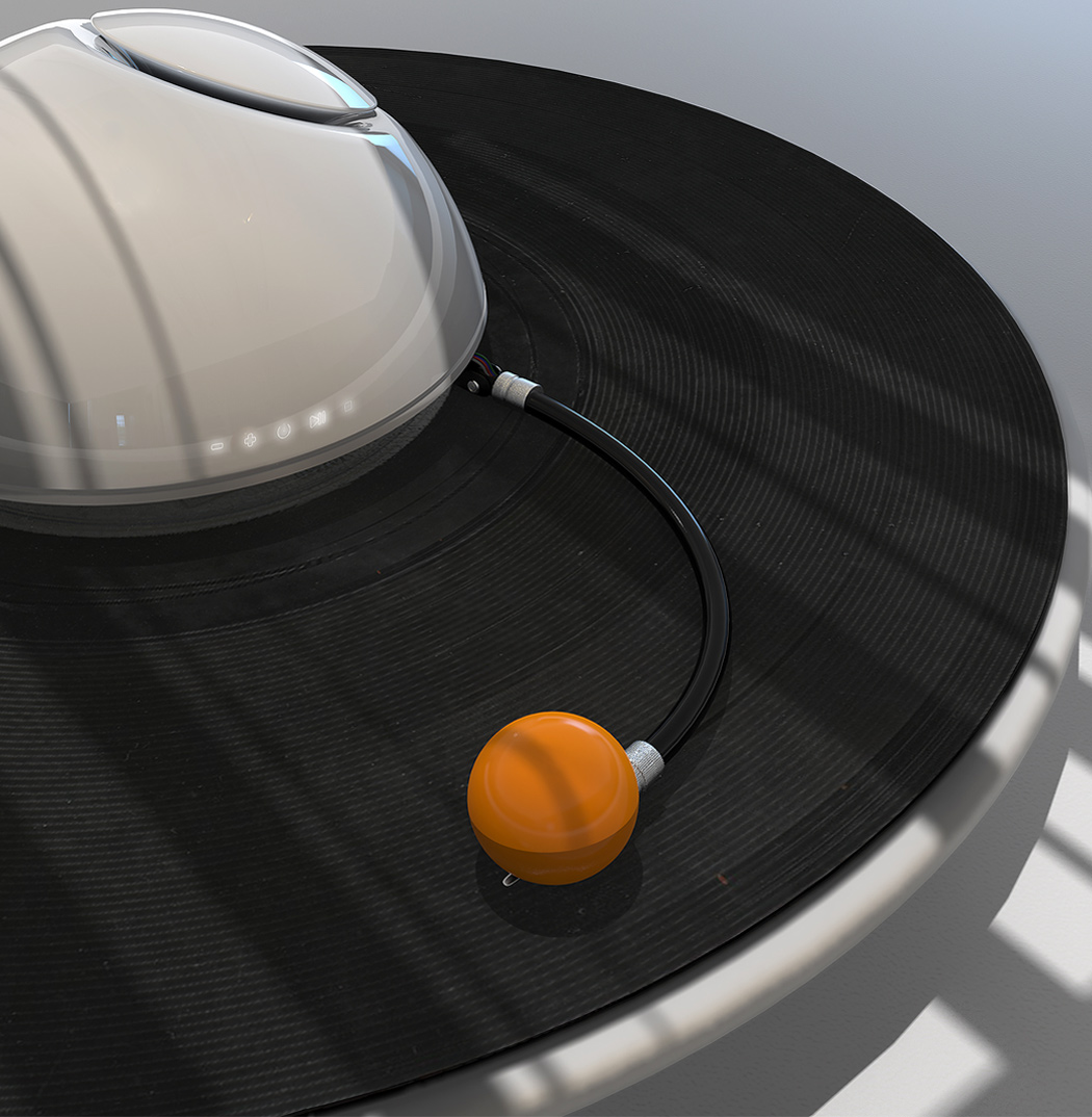 Record player，saturn，astronomy，