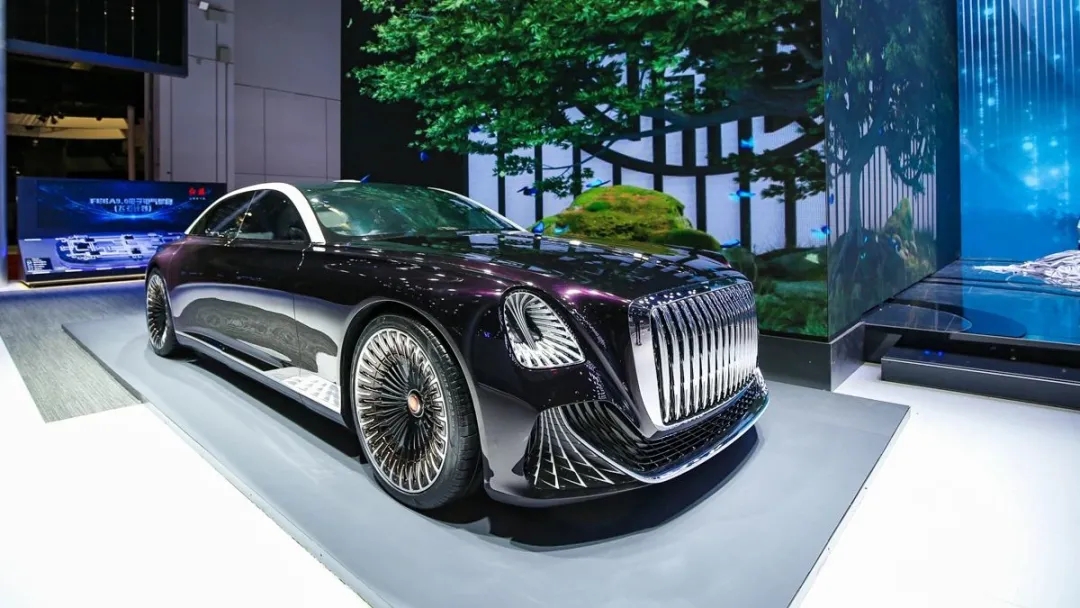 Red flag concept car，red flag，