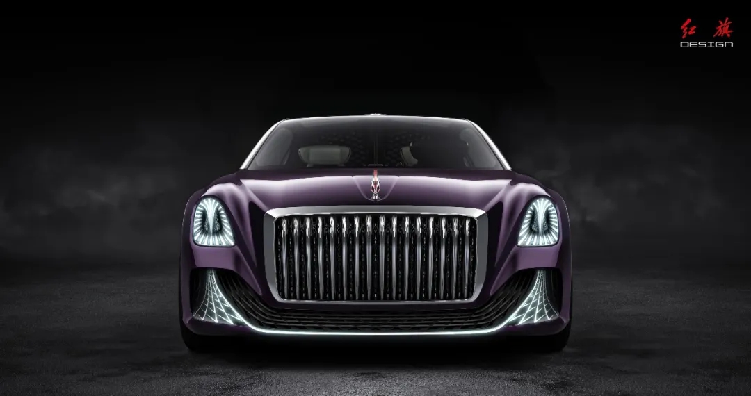 Red flag concept car，red flag，