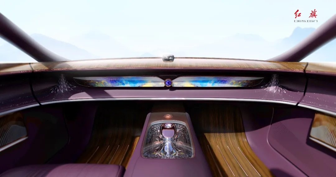 Red flag concept car，red flag，