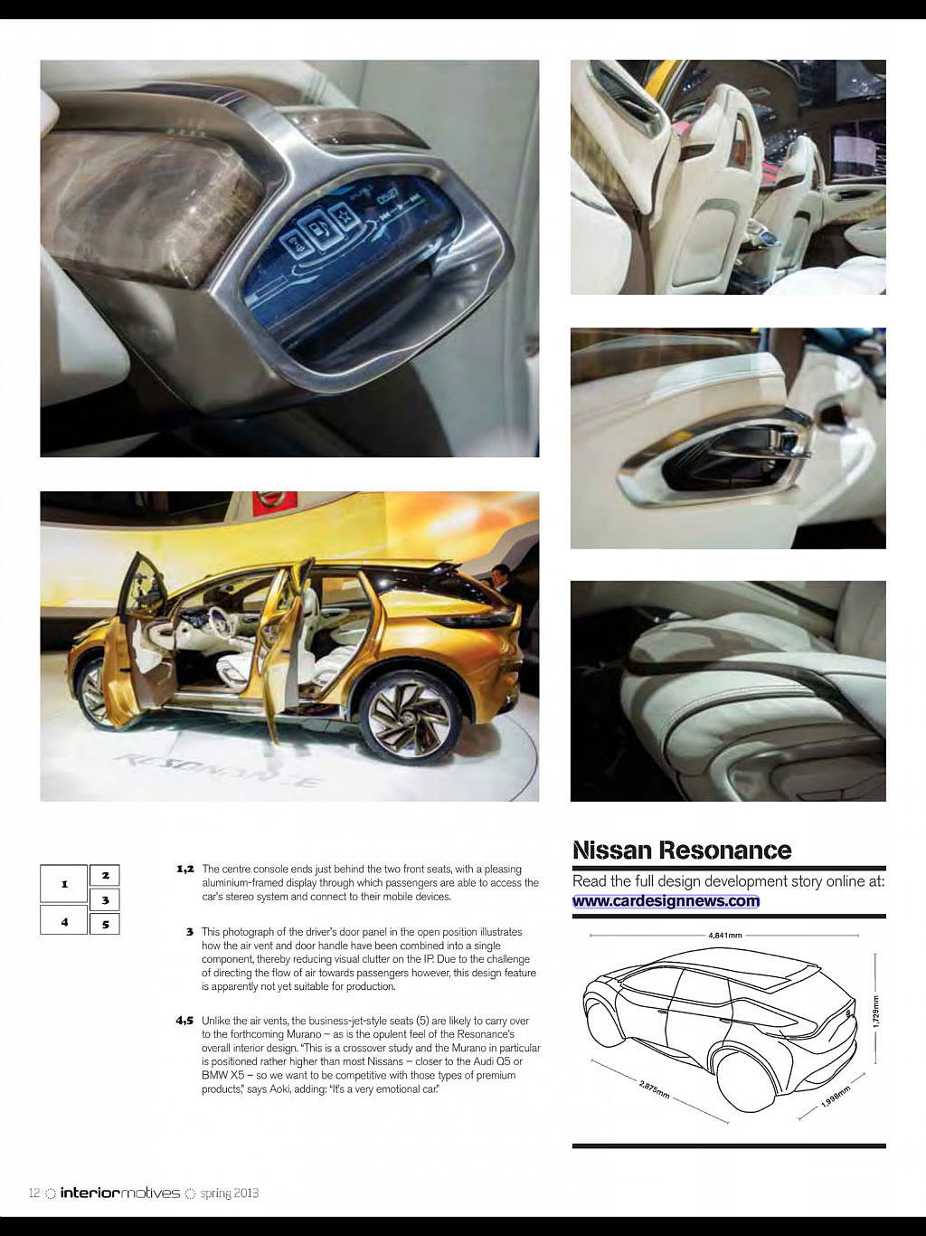 Automotive interior，magazine，two thousand and thirteen，