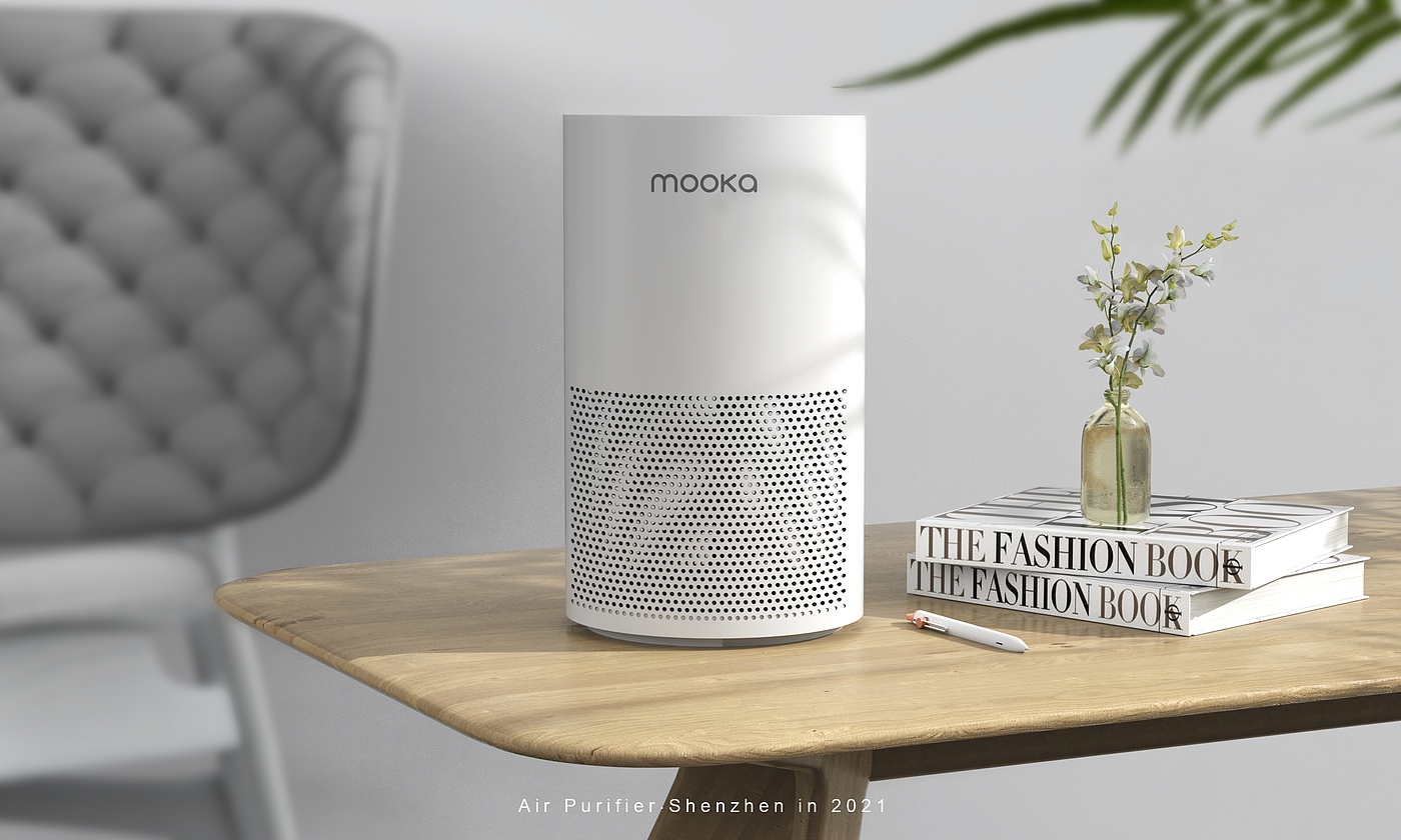 air cleaner，Product rendering，Amazon，3D modeling，Scene rendering，