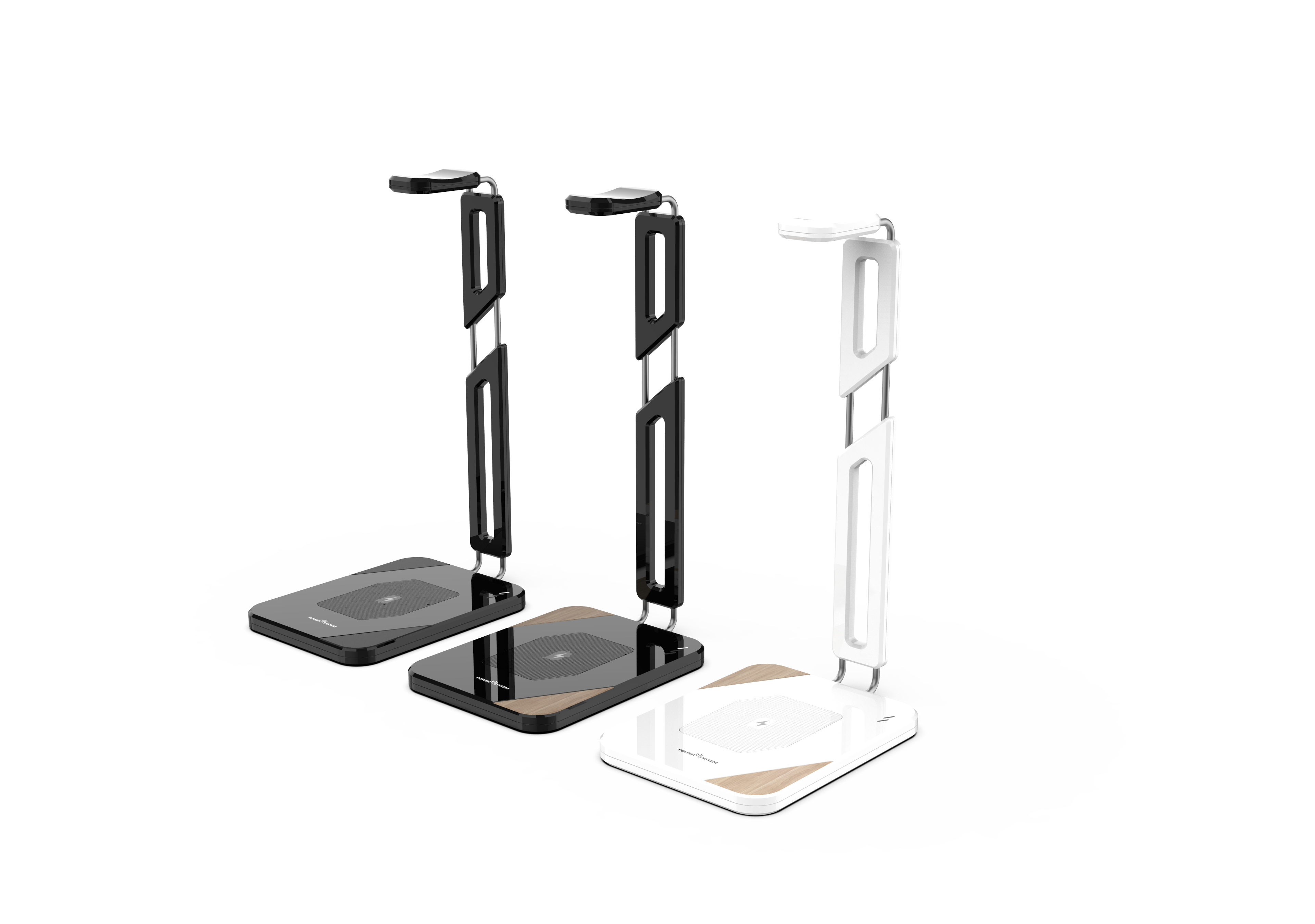 Wireless charging earphone bracket，