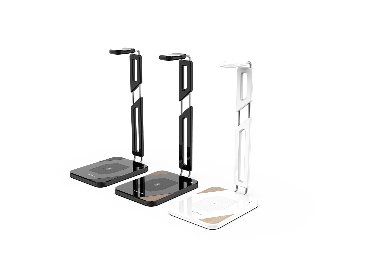 Wireless charging earphone bracket，