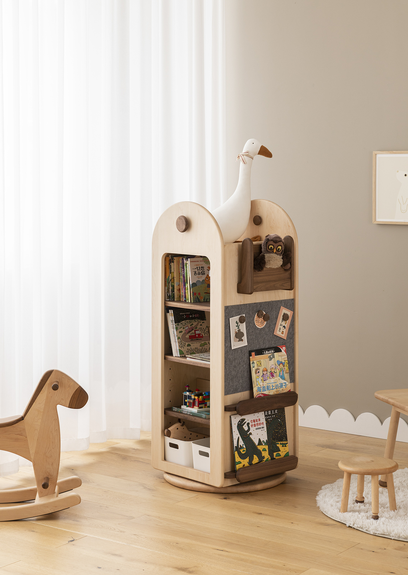 Children's furniture，bookshelf，Bookcase，Solid wood furniture，furniture design ，Home design，Hand cabinet，Toy cabinet，