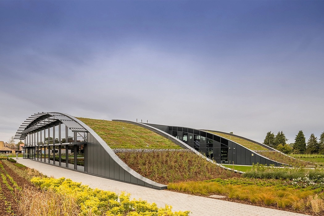 Office building?，sustainable，Architecture，Green roof，