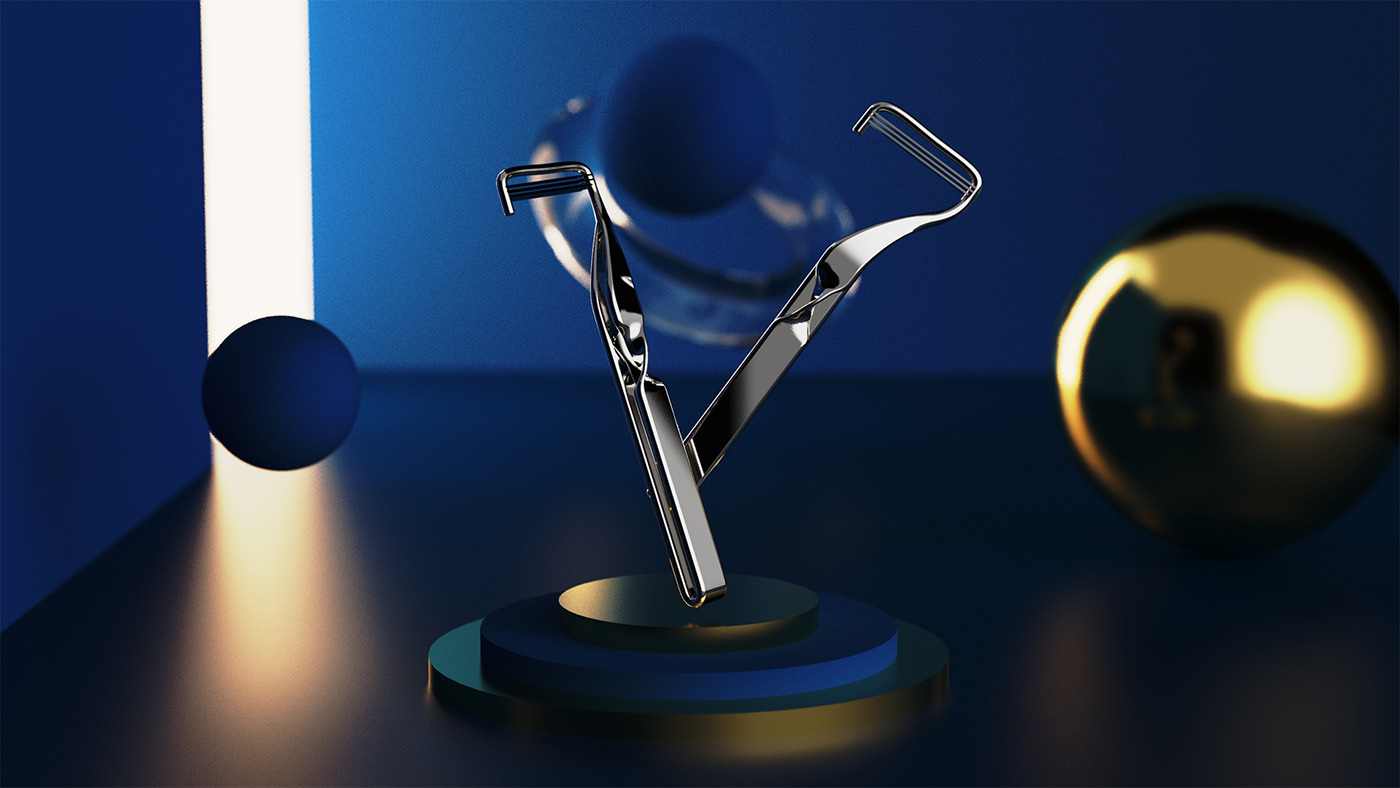 Farfalle，razor，razor，Modeling design，Flow dynamic，