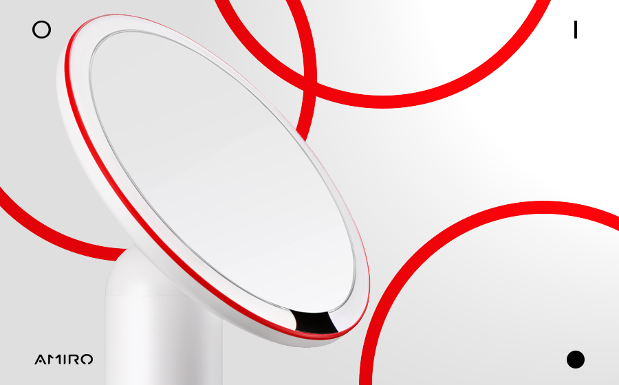 Idea Award，AMIRO，female sex，Skin care，Beauty makeup，Cosmetic mirror，led，