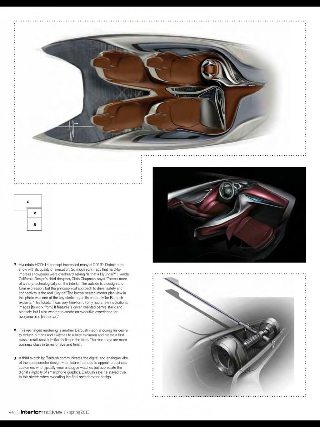 Automotive interior，magazine，two thousand and thirteen，