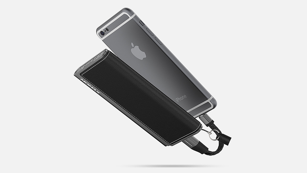 portable battery，Leatherwear，black，USB line，