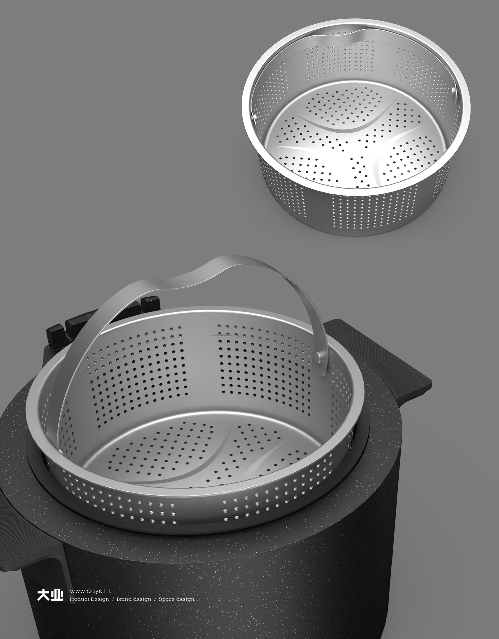 product design，Daye design，Home appliance design，Kitchenware design，industrial design，Industrial design company，rice cooker，Electromagnetic furnace，