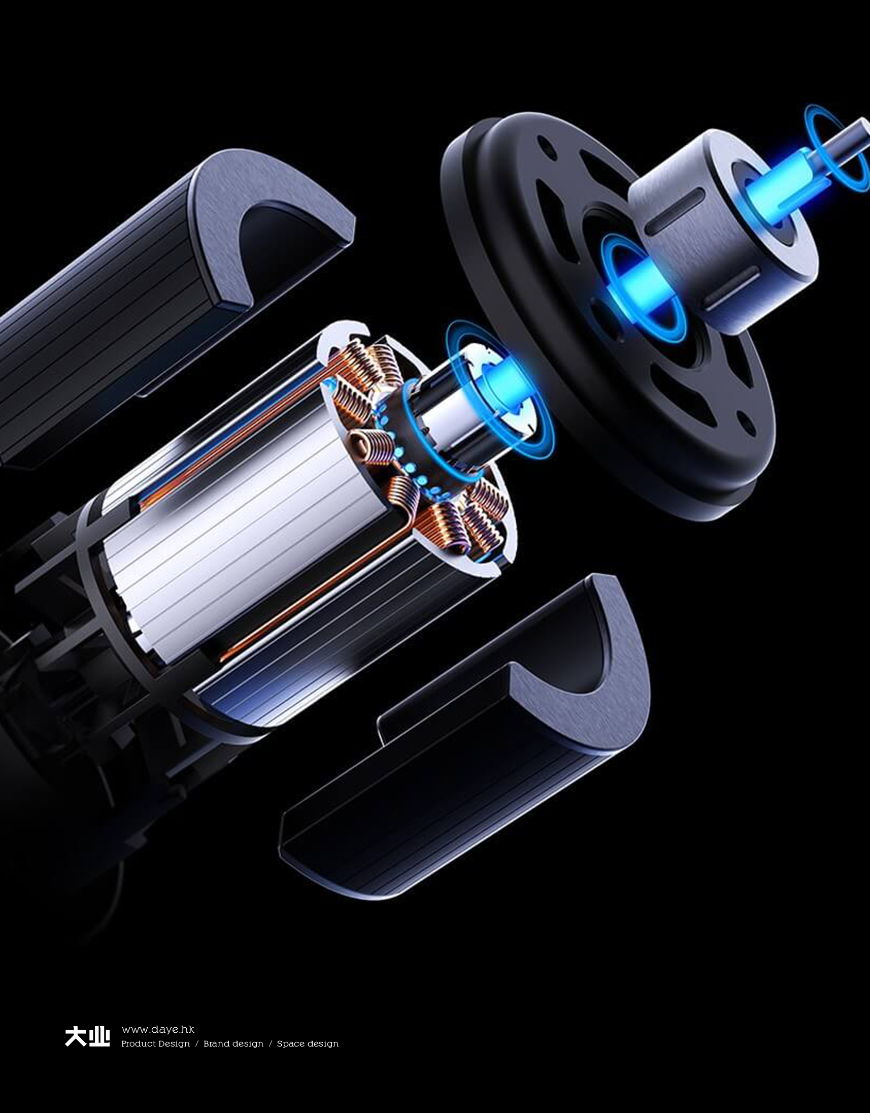 industrial design，product design，Daye design，Quality crowdfunding，Portable inflation pump，