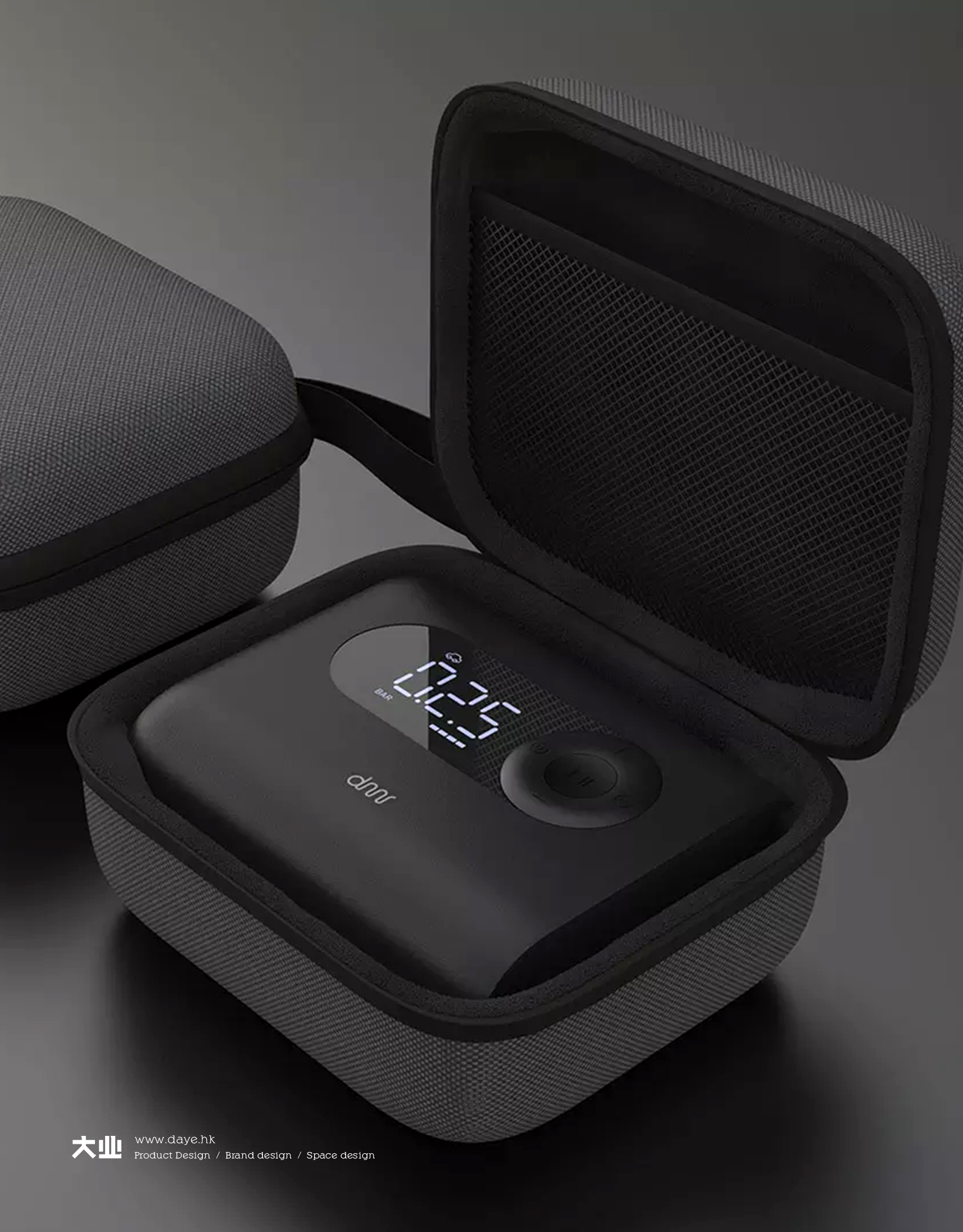 industrial design，product design，Daye design，Quality crowdfunding，Portable inflation pump，