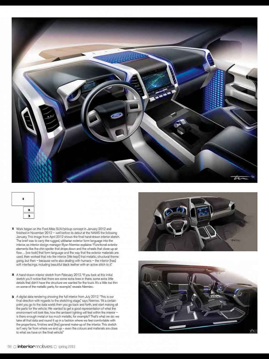 Automotive interior，magazine，two thousand and thirteen，