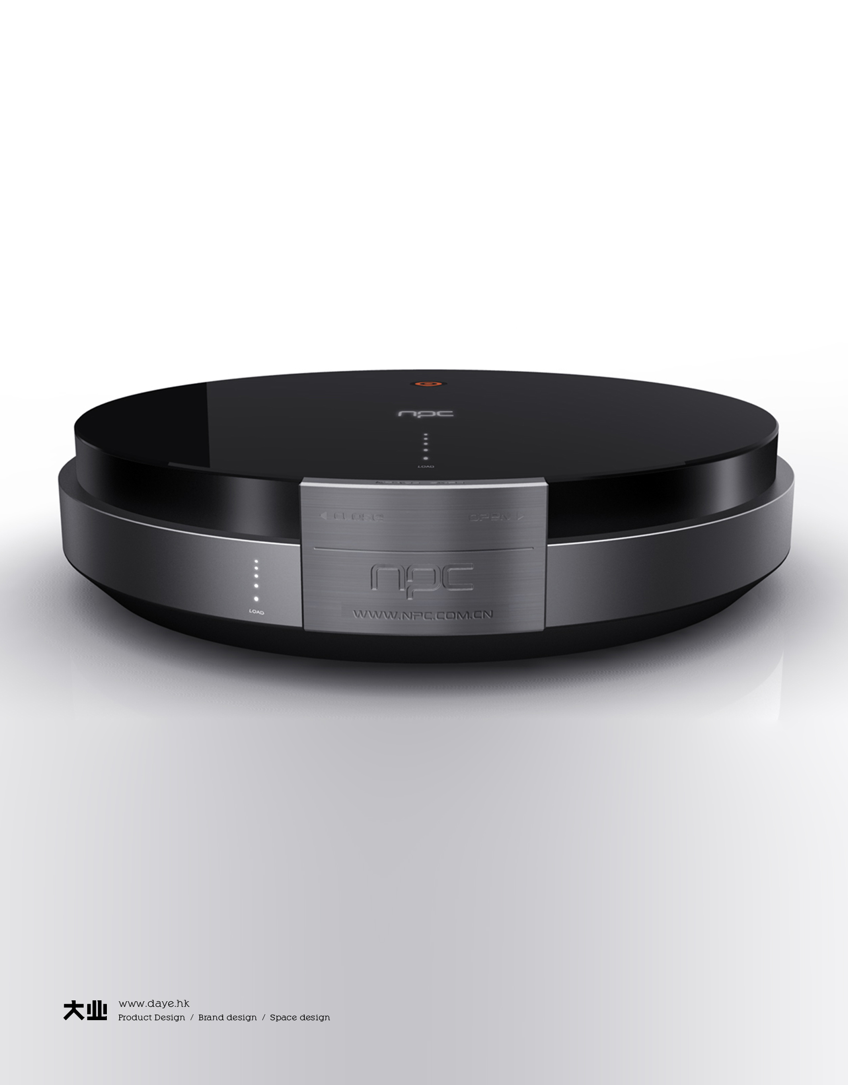 Daye design，industrial design，product design，Projector，Structural design，Structural stacking optimization，