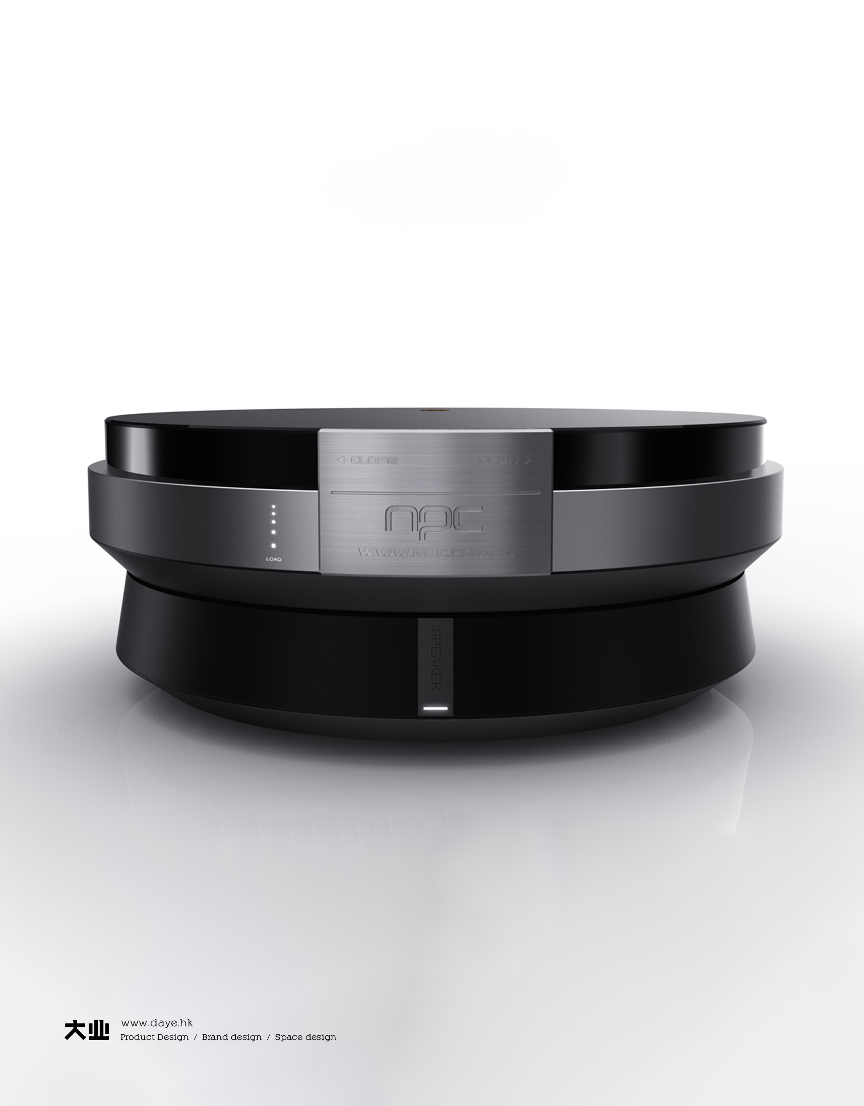 Daye design，industrial design，product design，Projector，Structural design，Structural stacking optimization，