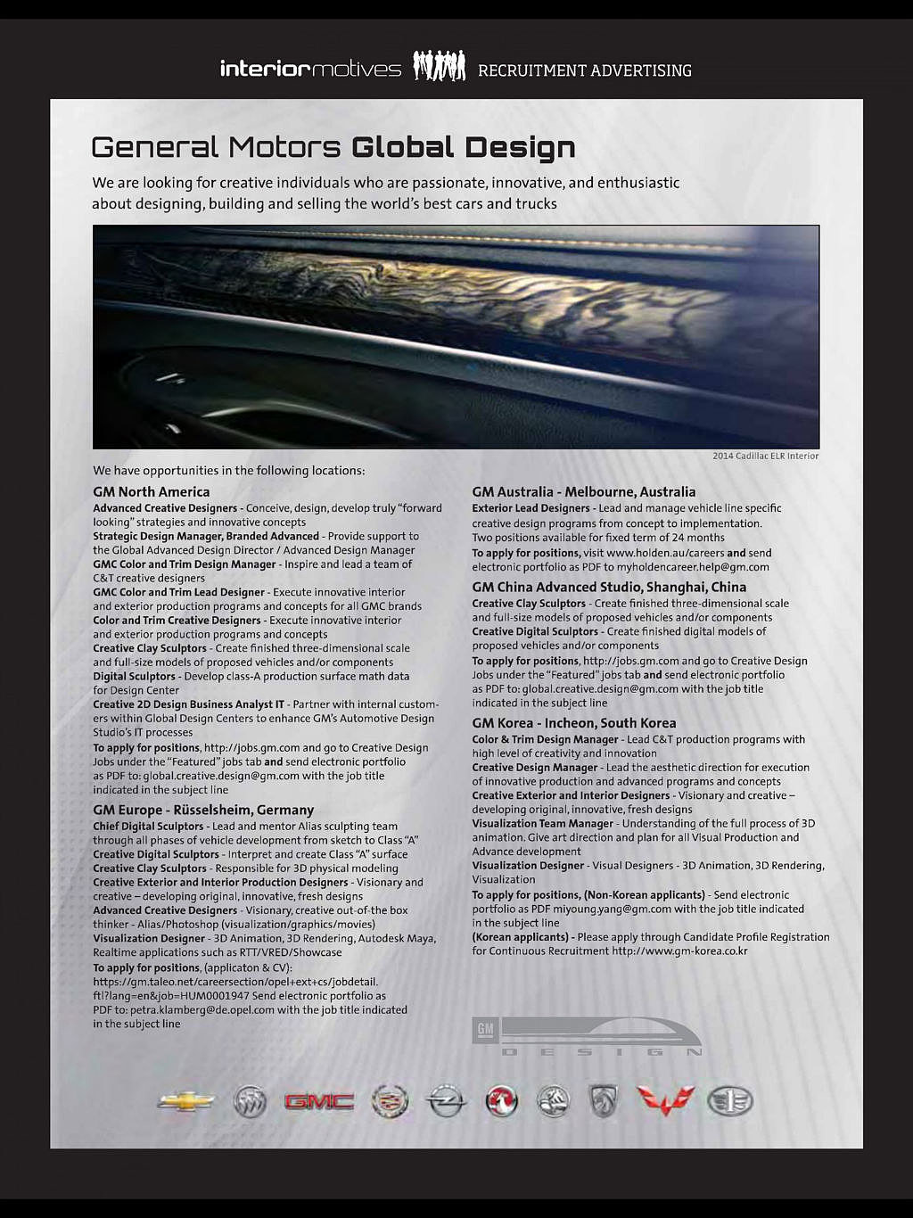 Automotive interior，magazine，two thousand and thirteen，