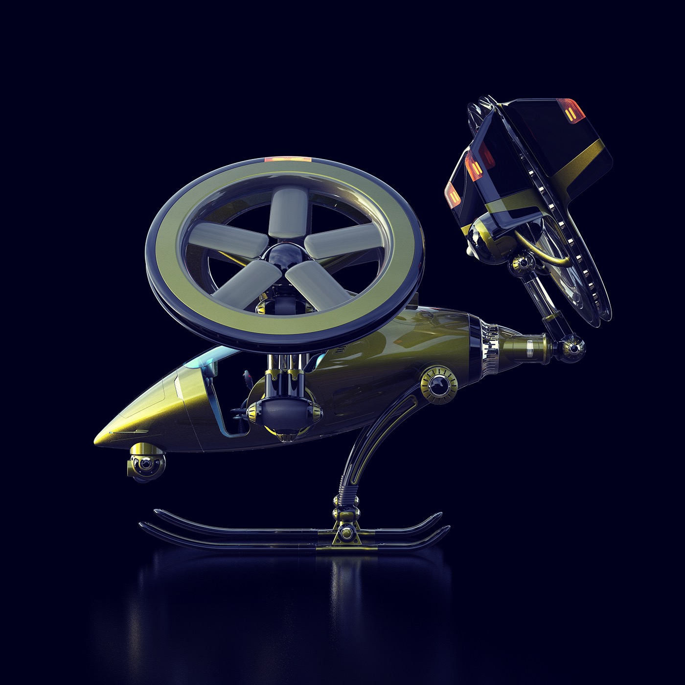 keyshot，Render，Aerocraft，wing，