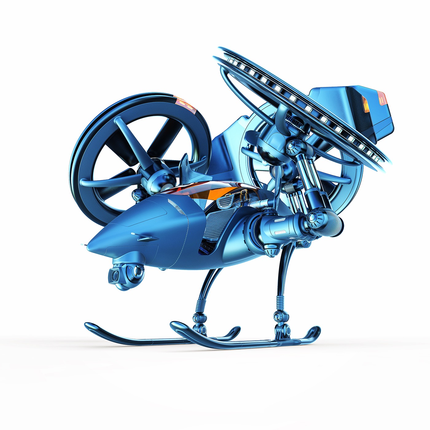 keyshot，Render，Aerocraft，wing，