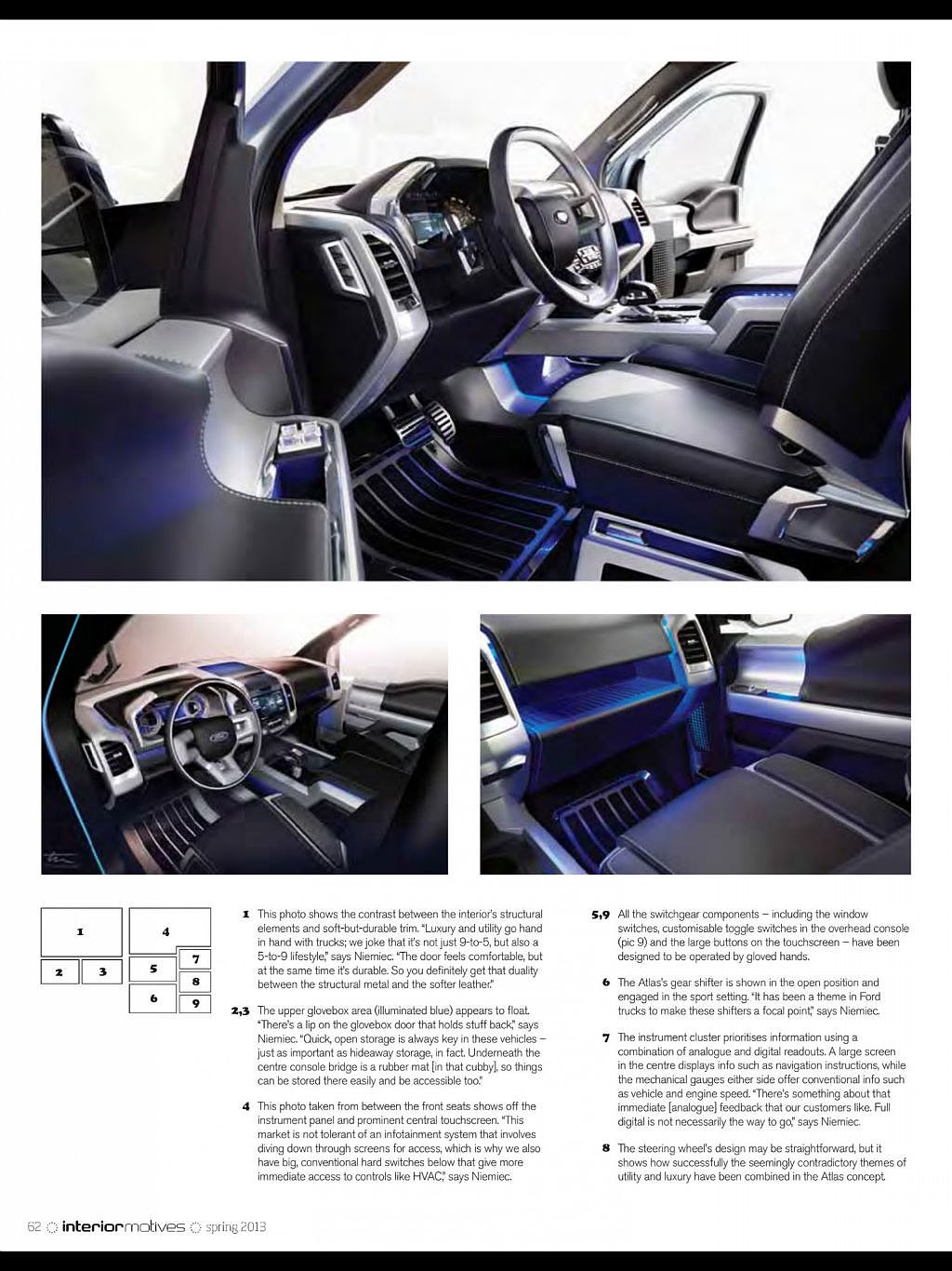 Automotive interior，magazine，two thousand and thirteen，