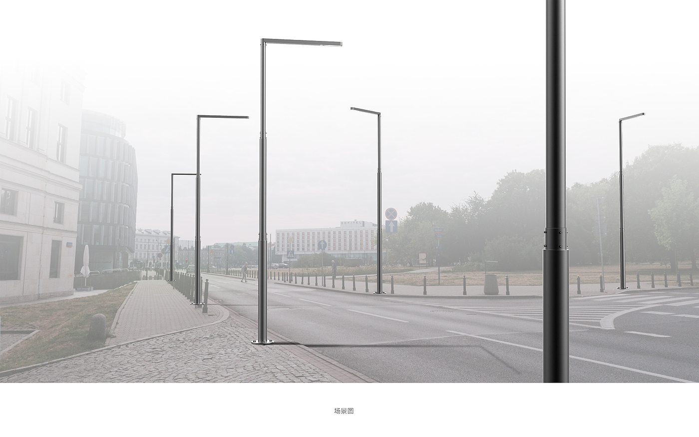 street lamp，