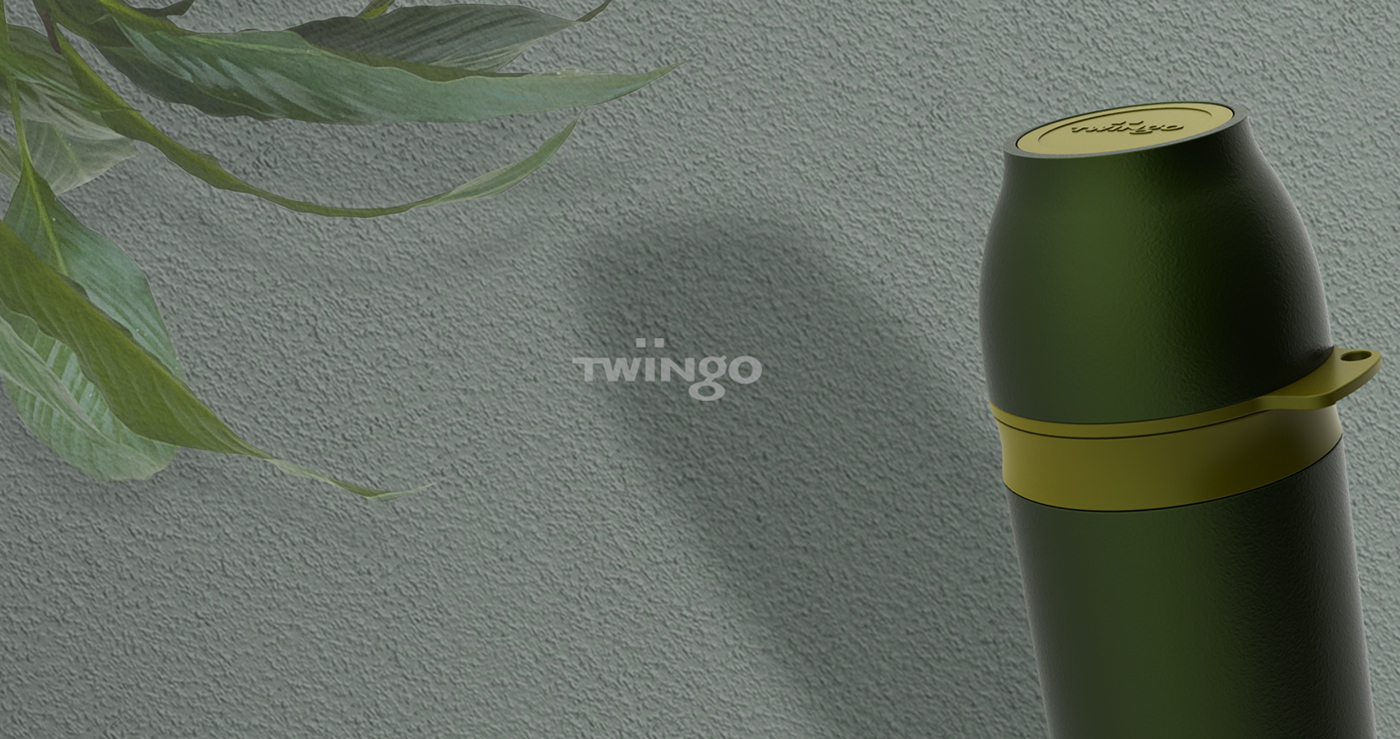 Vacuum insulation Cup，Twingo，Vacuum moisturizing cup，2016 red dot award，