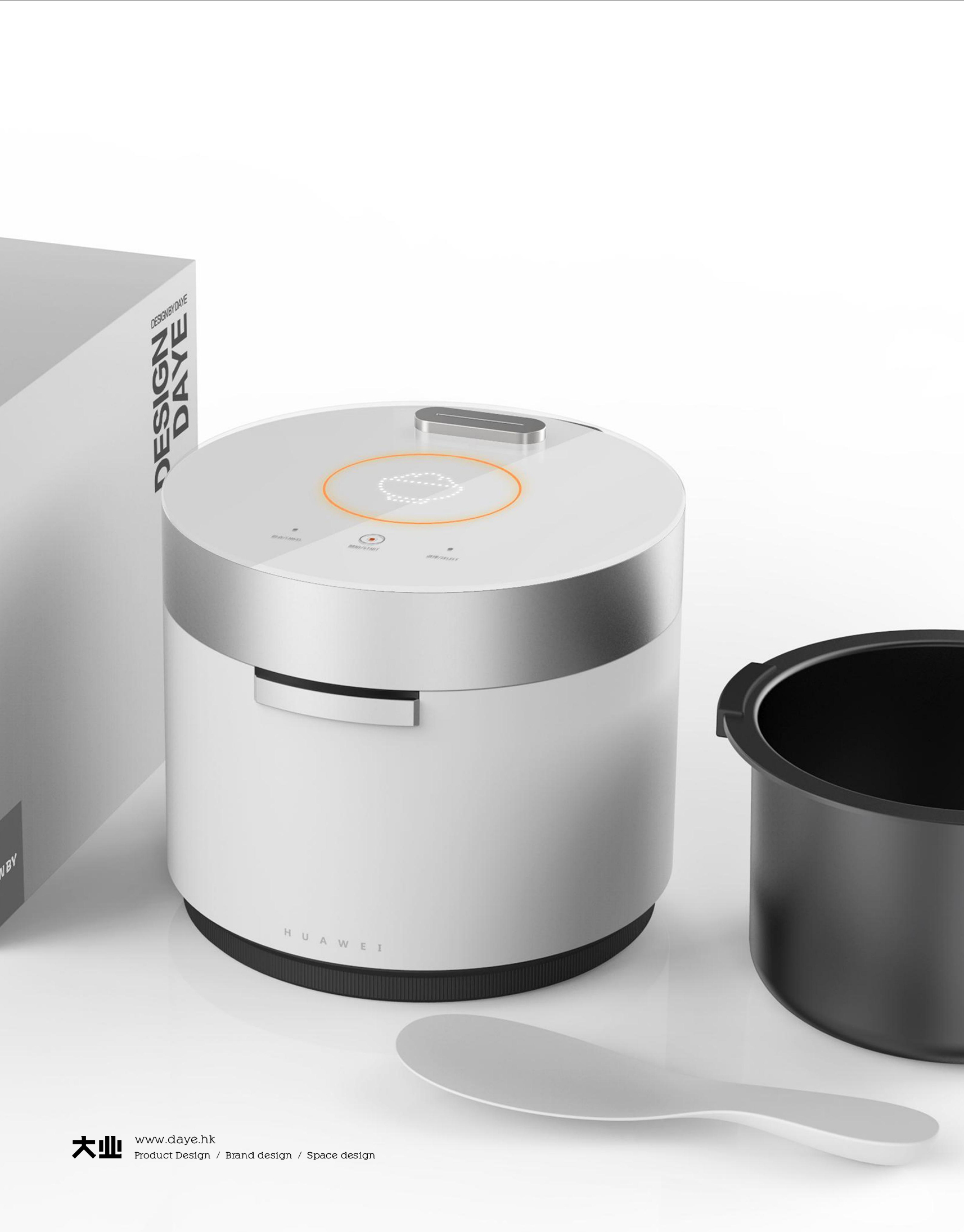 Daye design，industrial design，product design，Home appliance design，small home appliances，rice cooker，
